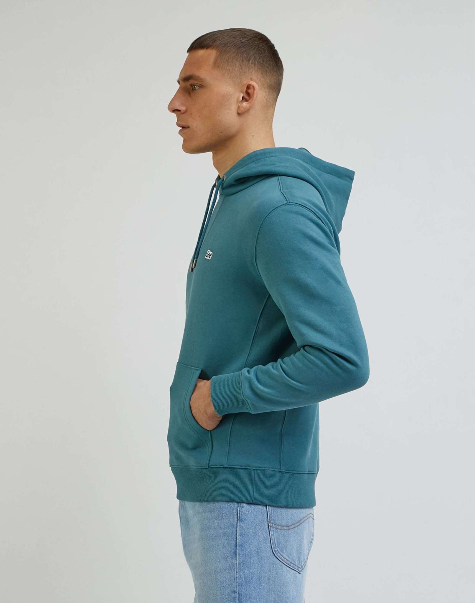 Plain Hoodie in Eden Hooded Sweater Lee   