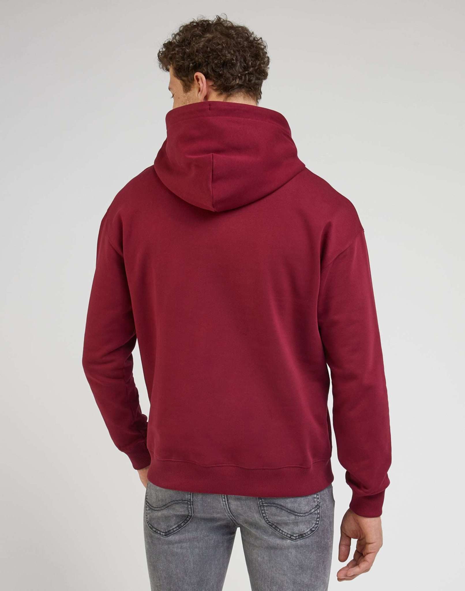 Varsity Hoodie in Port Hooded Sweater Lee   