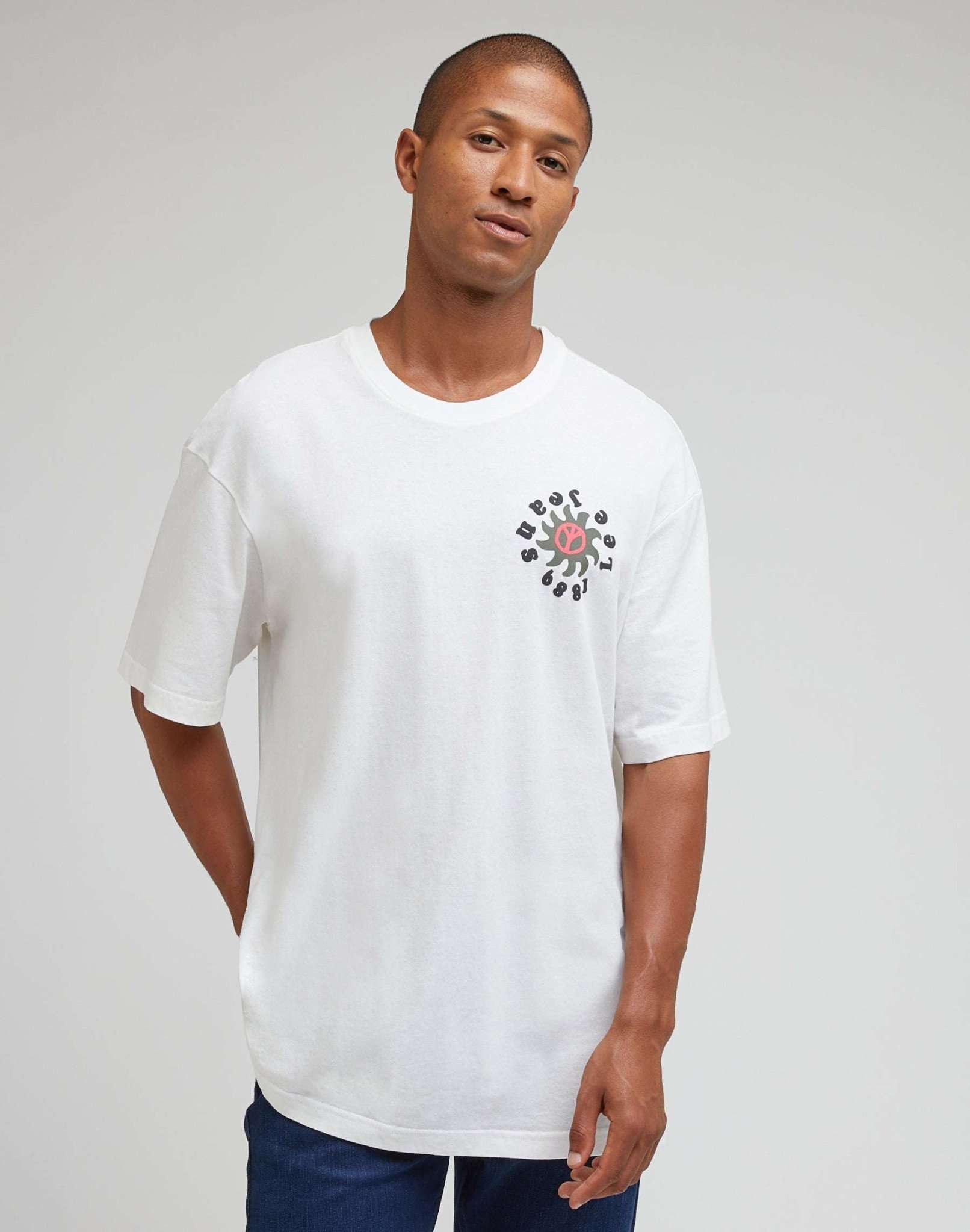 Loose Tee in Ecru T-Shirts Lee   