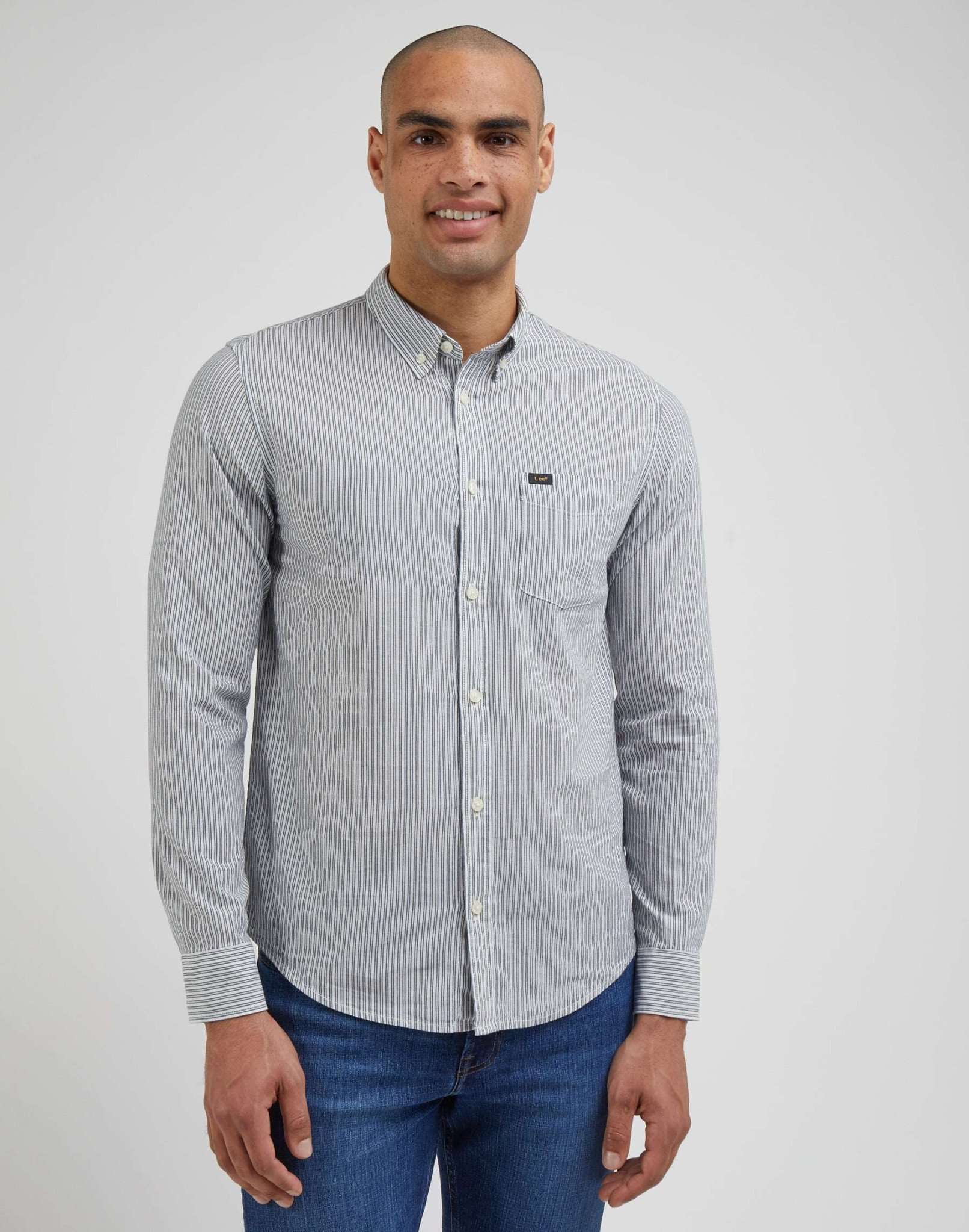 Lee Button Down in Ecru Shirts Lee   