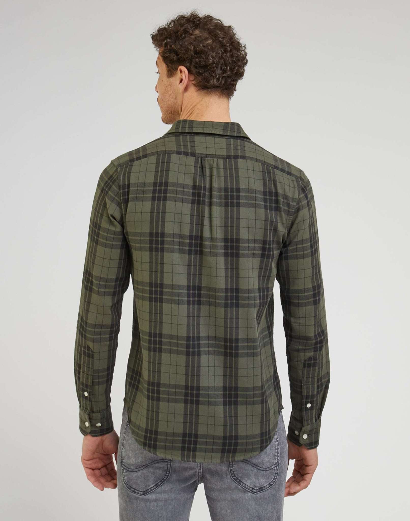 Leesure Shirt in Olive Grove Shirts Lee   