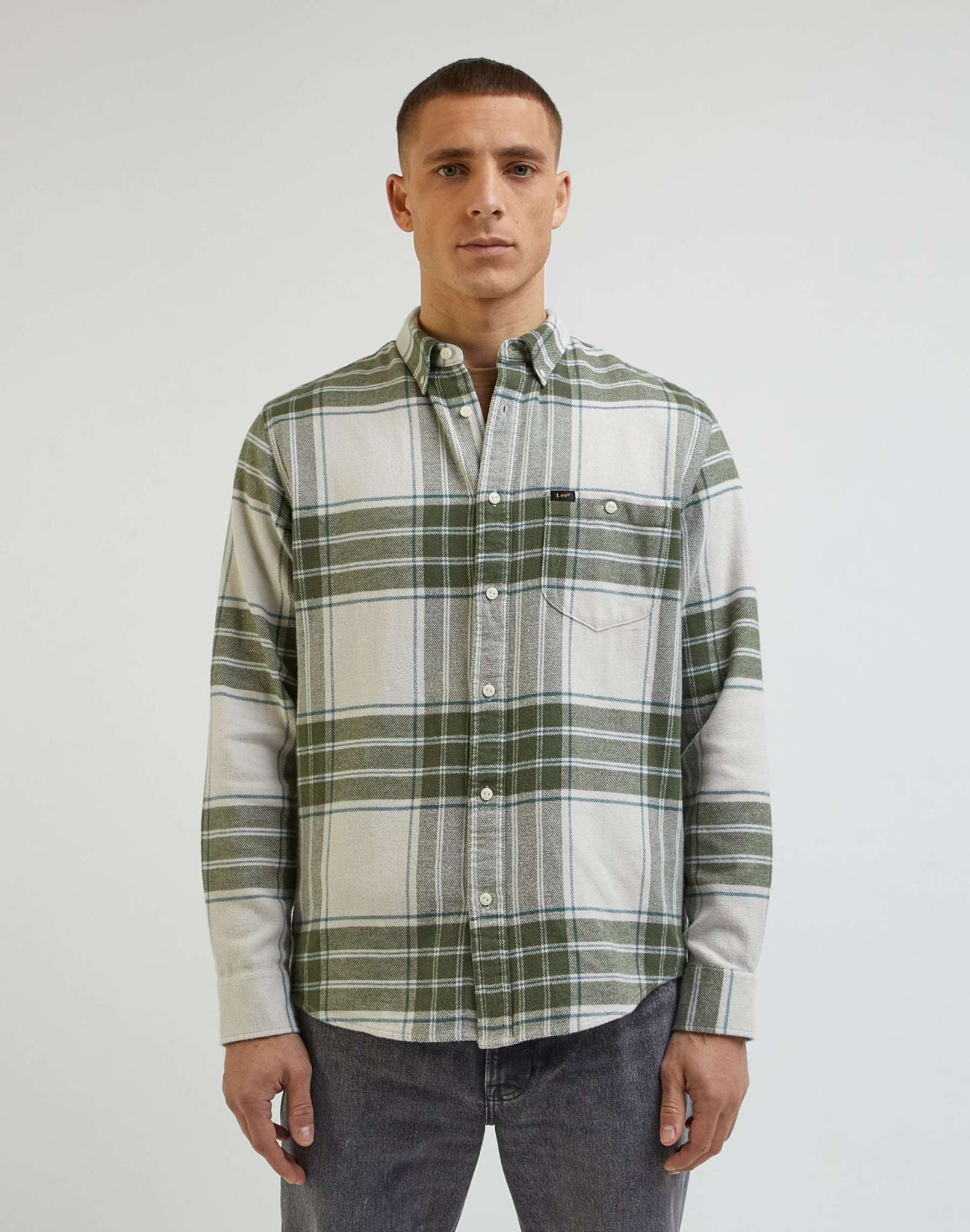 Riveted Shirt in Olive Grove Shirts Lee   