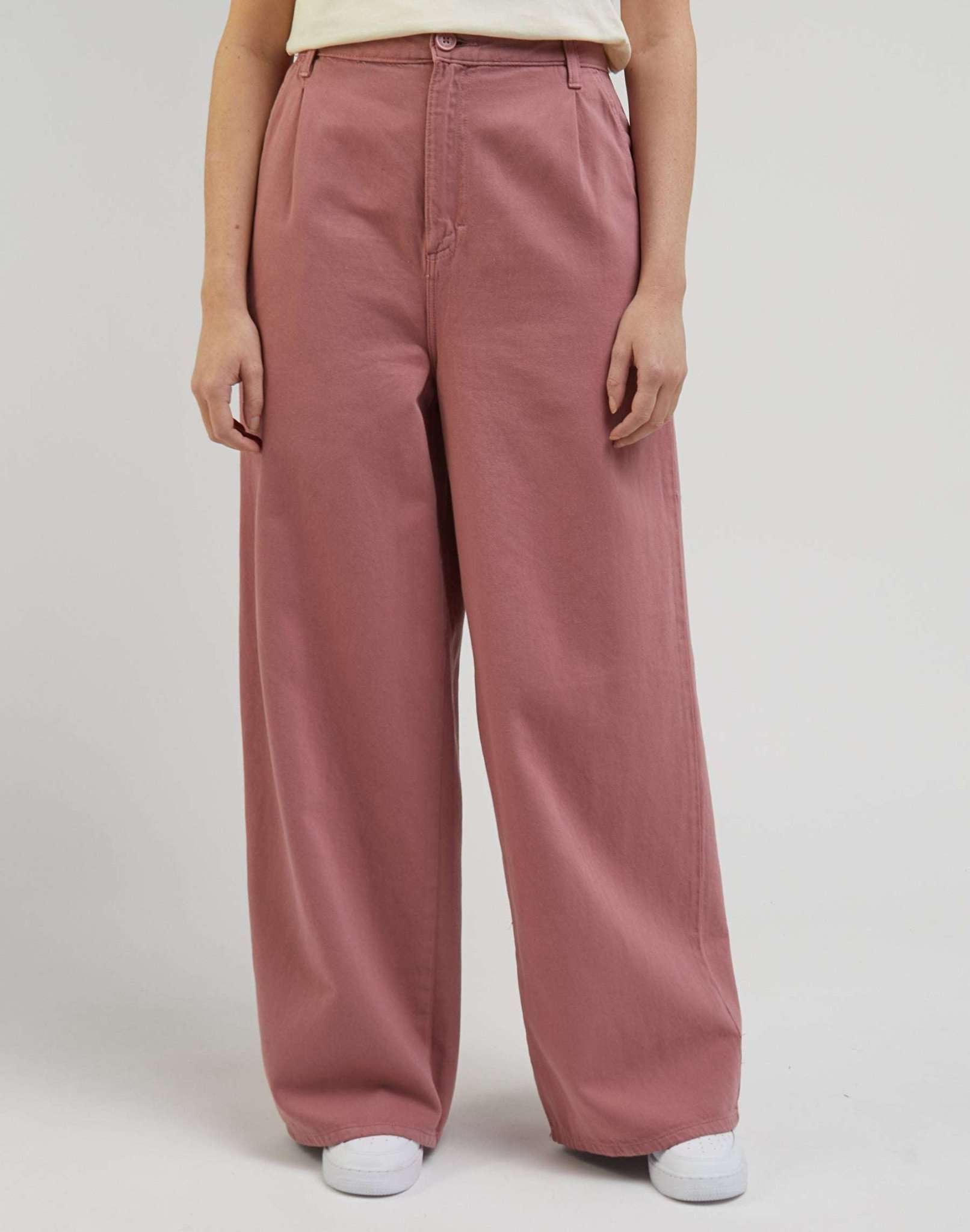 Relaxed chino in dark mauve pants Lee   