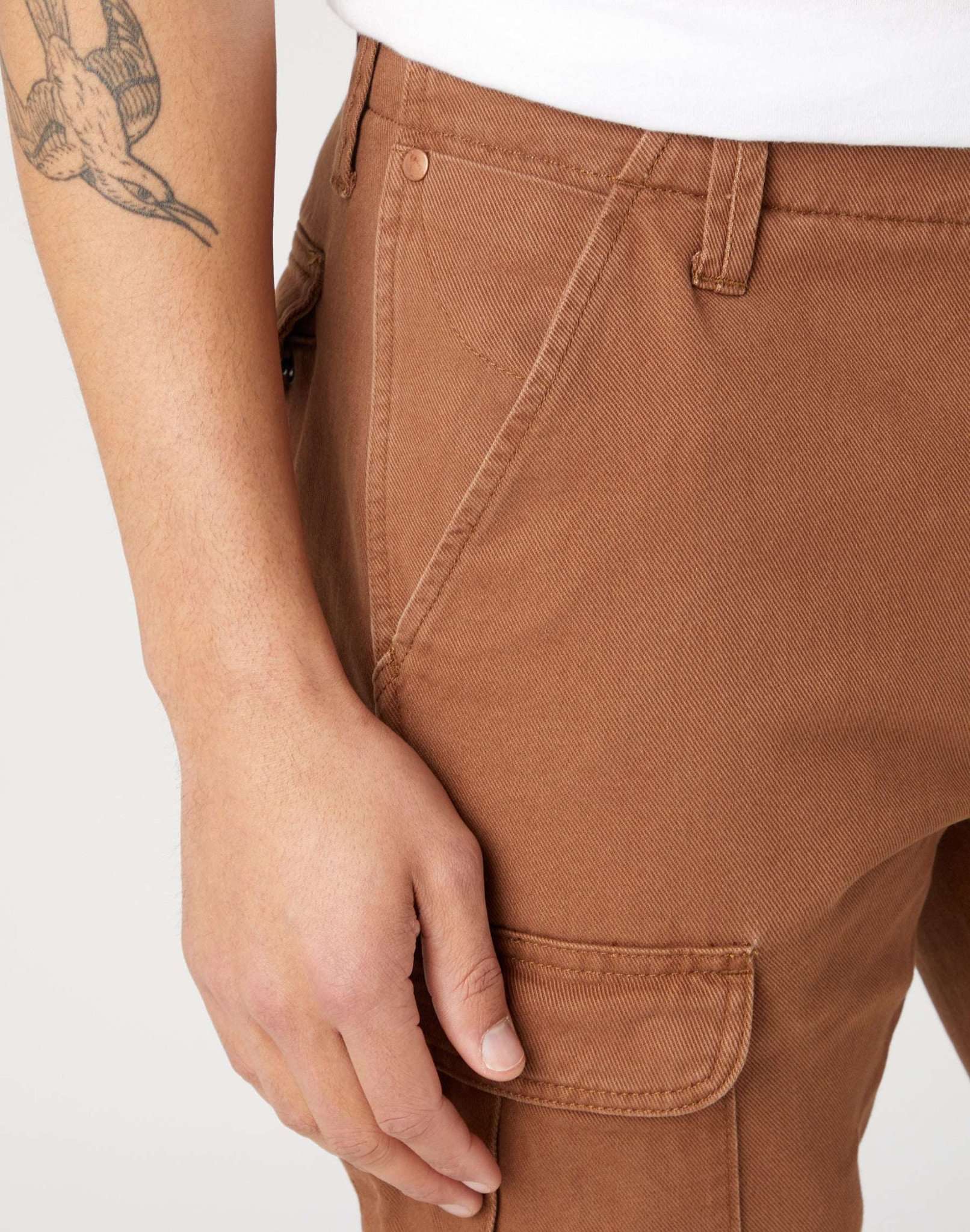 Casey Jones Cargo in Bison Pants Wrangler   