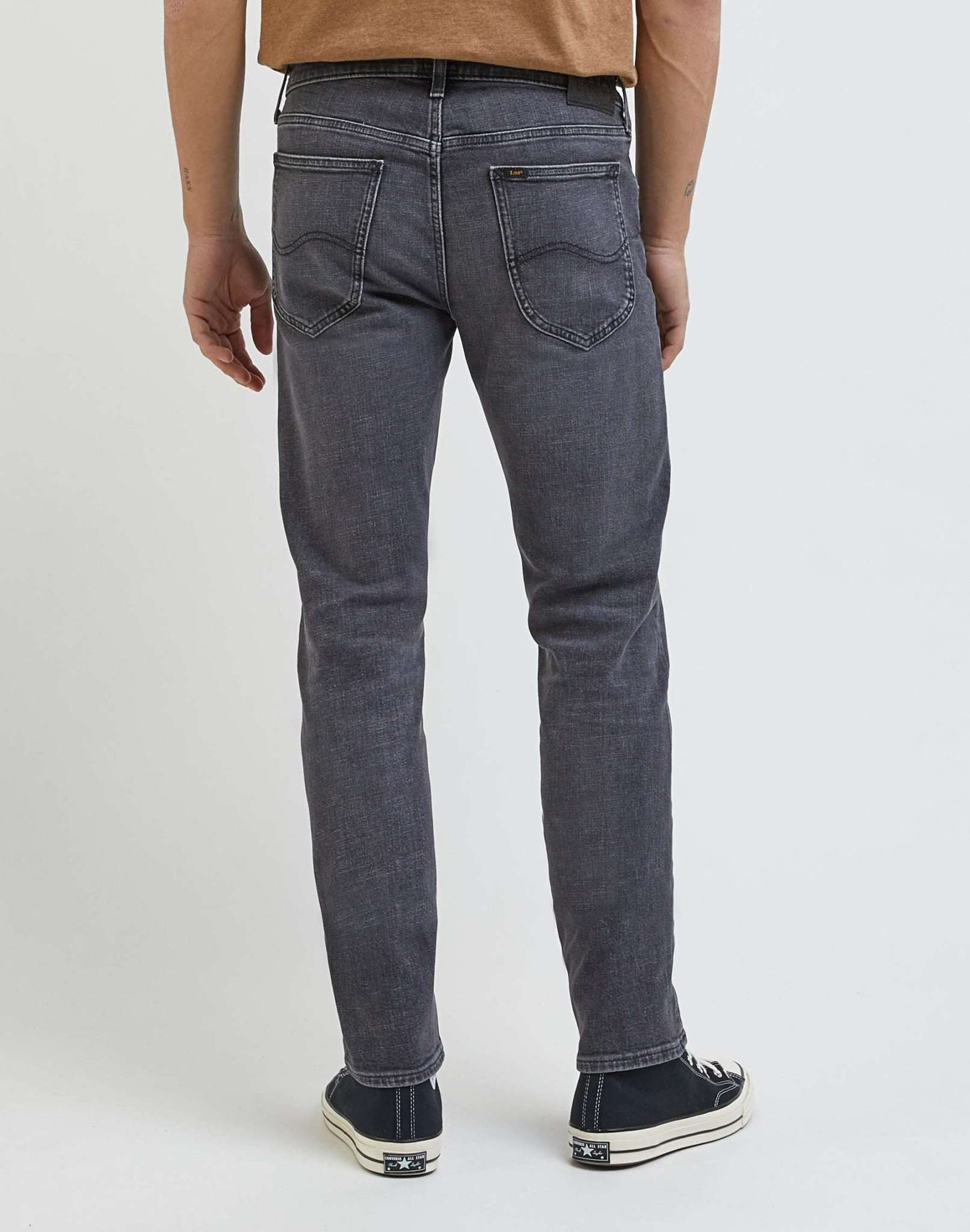 Daren Zip Fly In Worn In Shadow Jeans Lee   