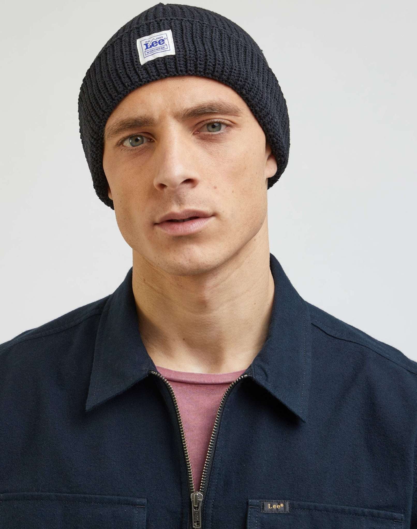 Workwear Beanie in Black Caps Lee   