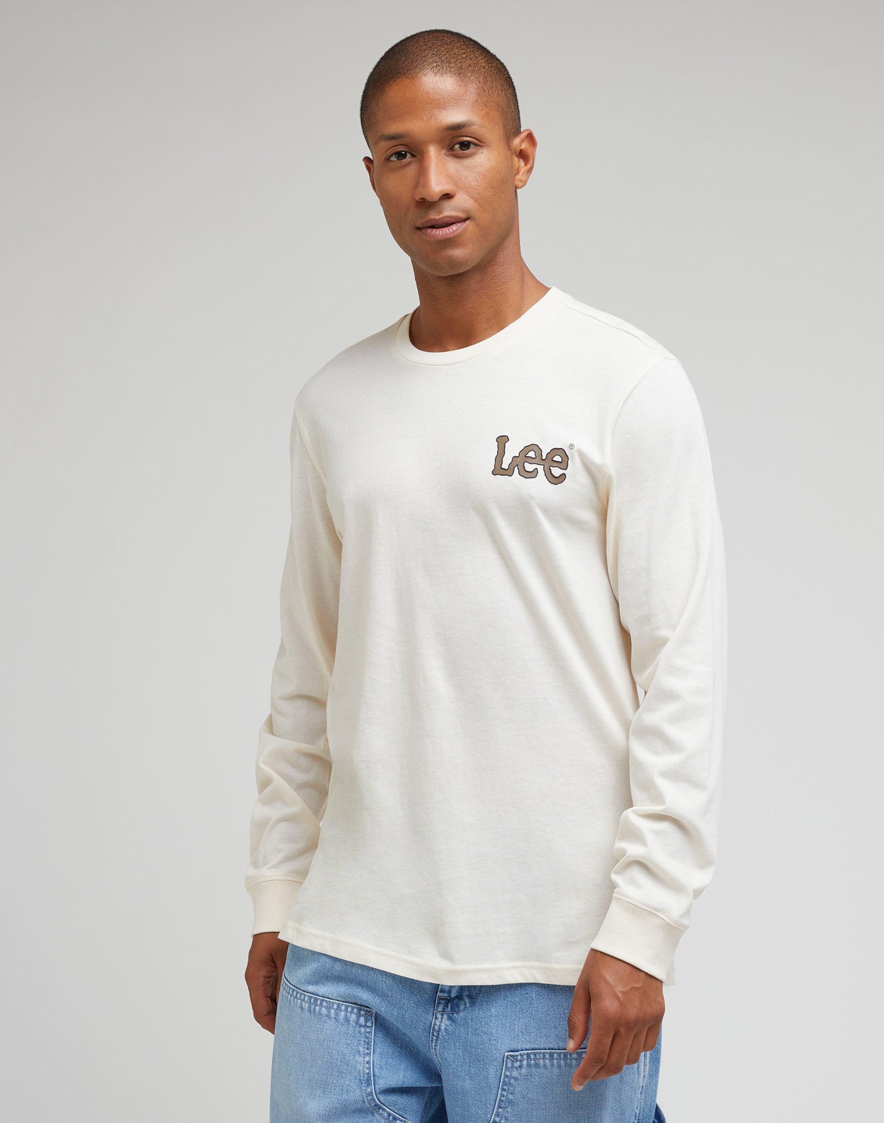 Essential Longsleeves Tee in Ecru Shirts Lee   