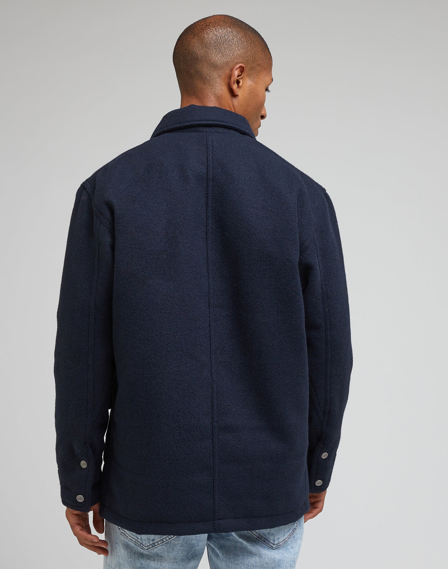 Wool Jacket in Sky Captain Jackets Lee   