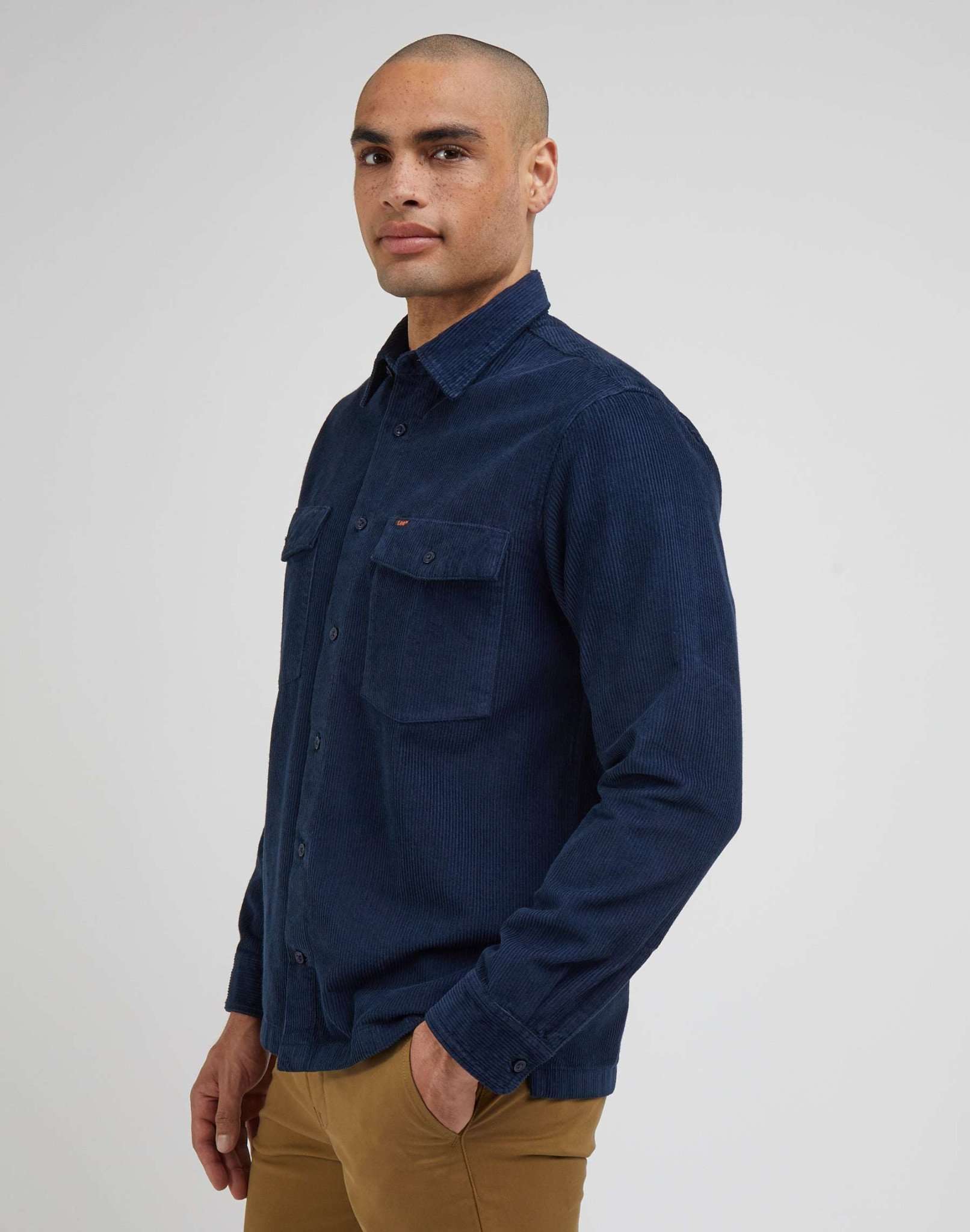 LS Chetopa Twill Shirt in Sky Captain Shirts Lee   