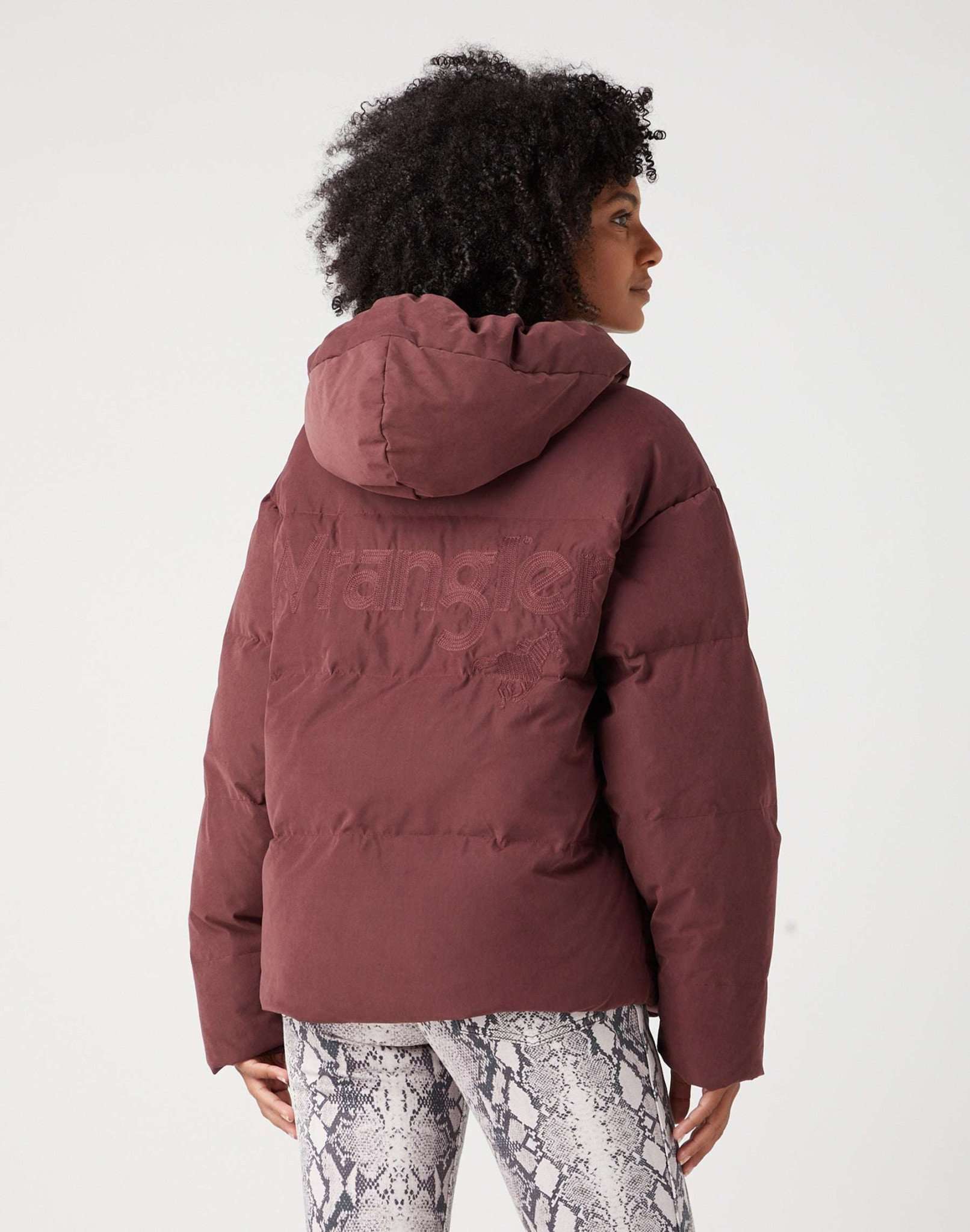 Embossed Puffer in Dahlia Jackets Wrangler   