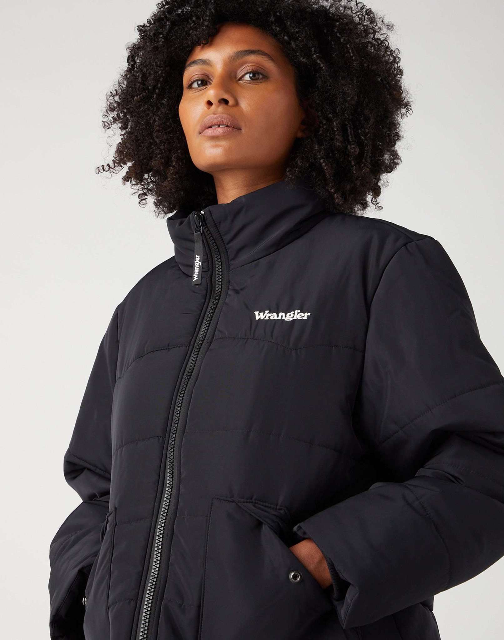 Western Puffer in Black Jackets Wrangler   