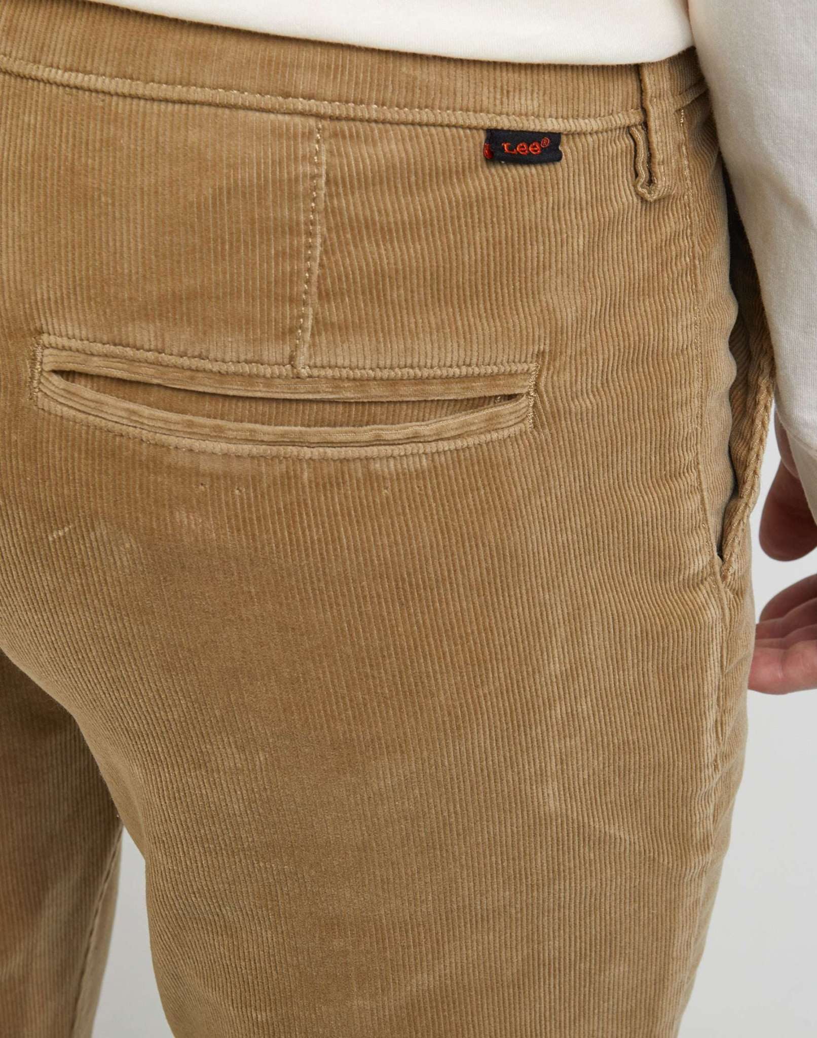 Slim Chino Corduroy in Clay Pants Lee   