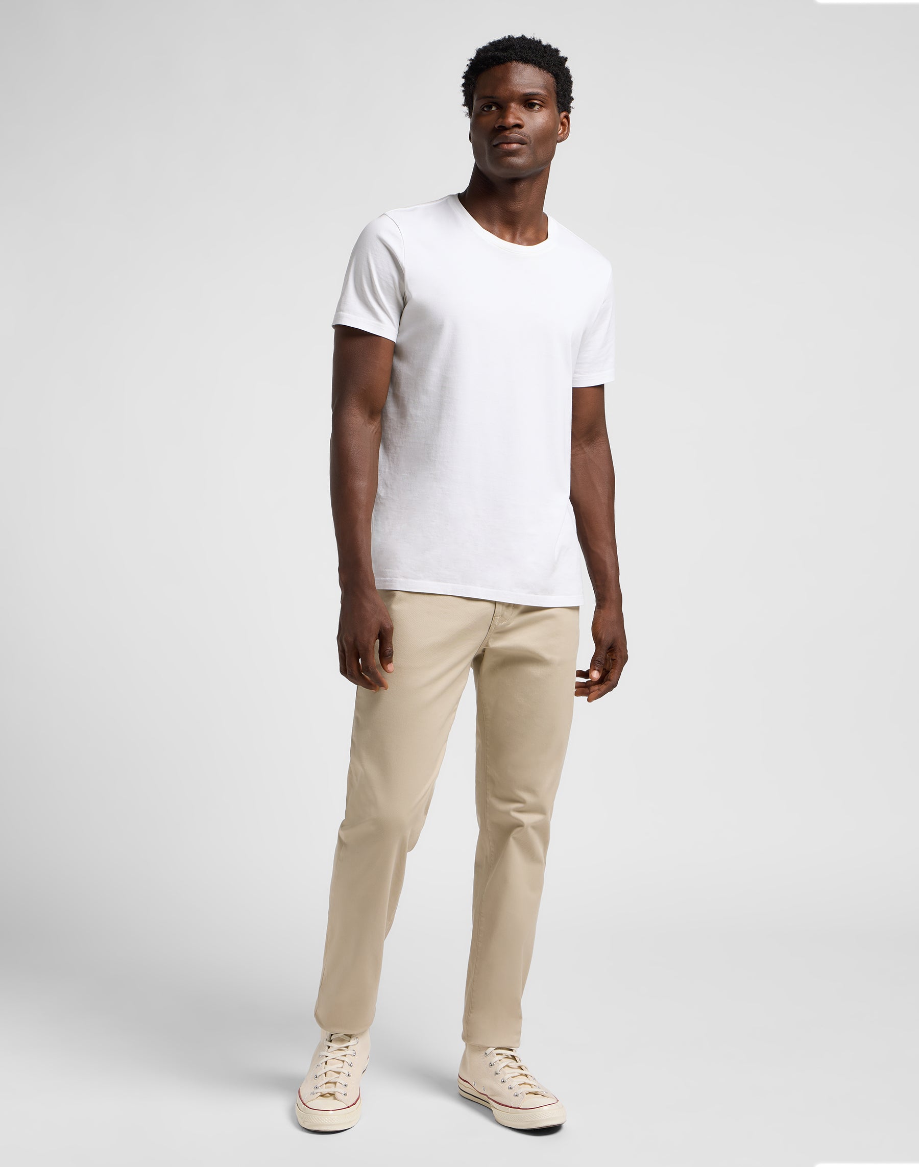 Slim Chino in Stone Pants Lee