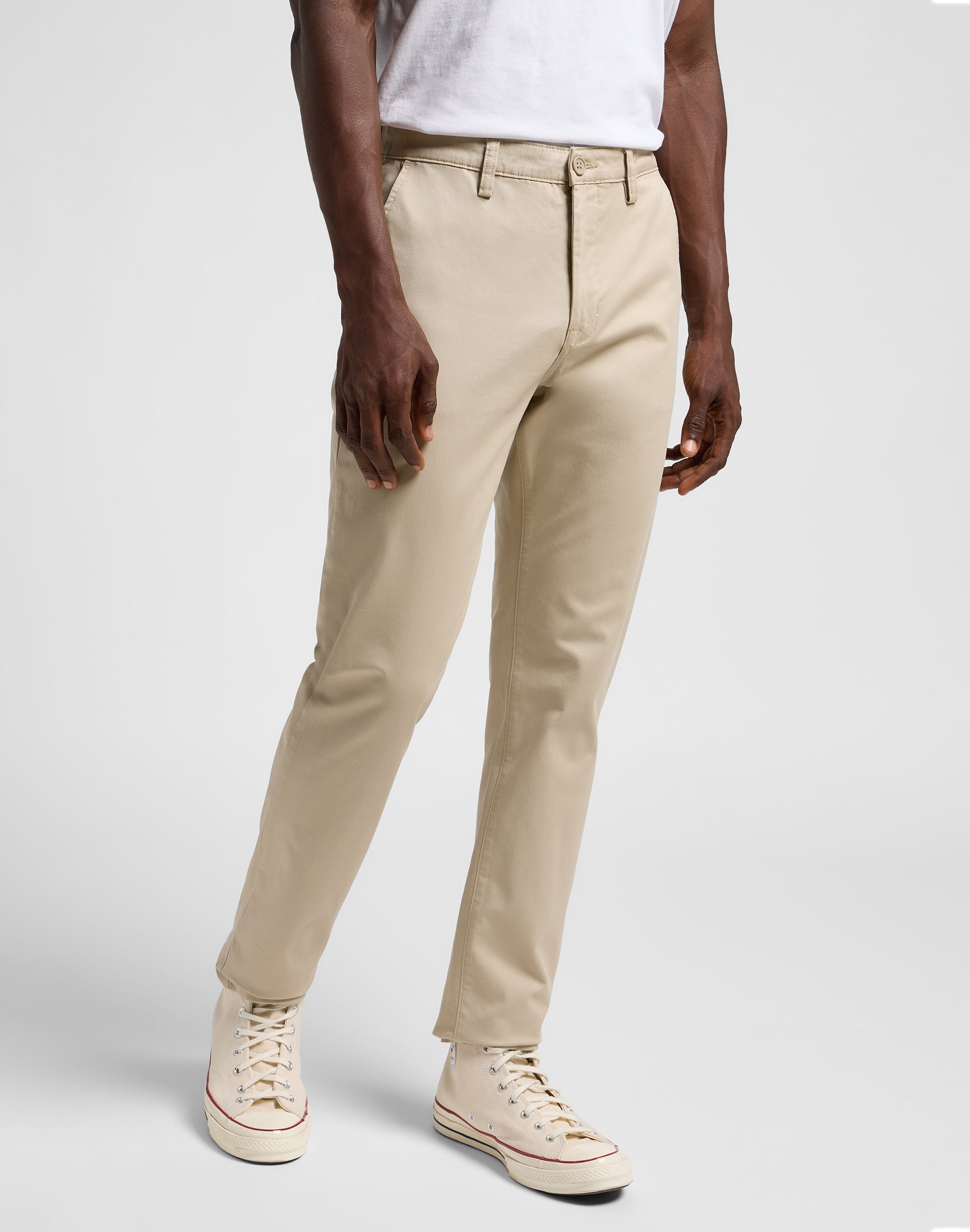 Slim Chino in Stone Pants Lee