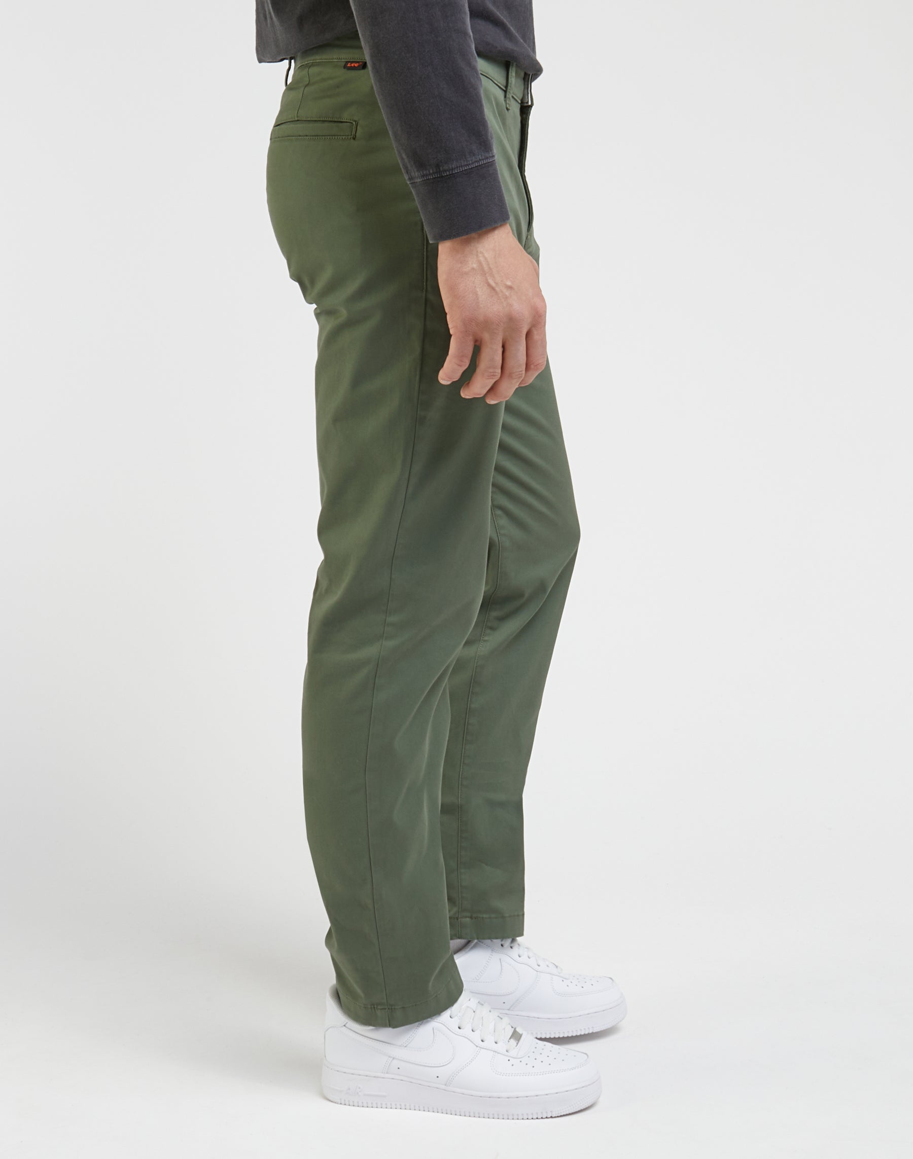 Regular Chino Leesure in Olive Grove Pants Lee   