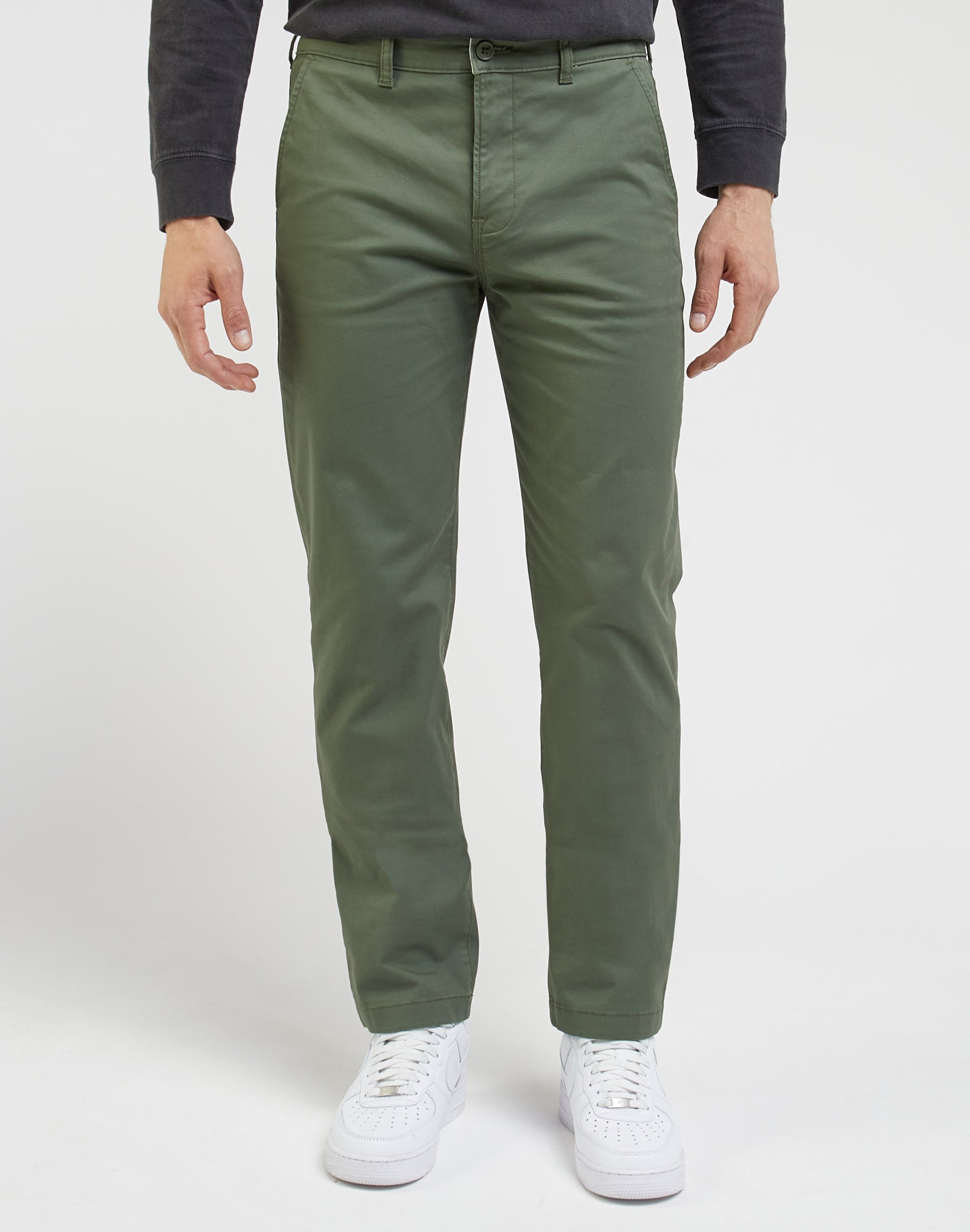 Regular Chino Leesure in Olive Grove Pants Lee   