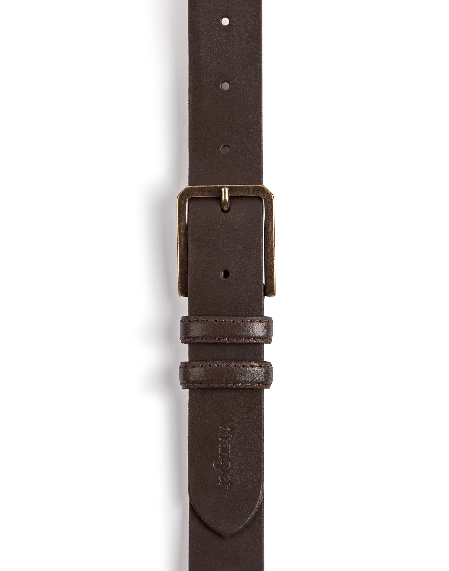 Slim Belt in Brown Belt Wrangler   