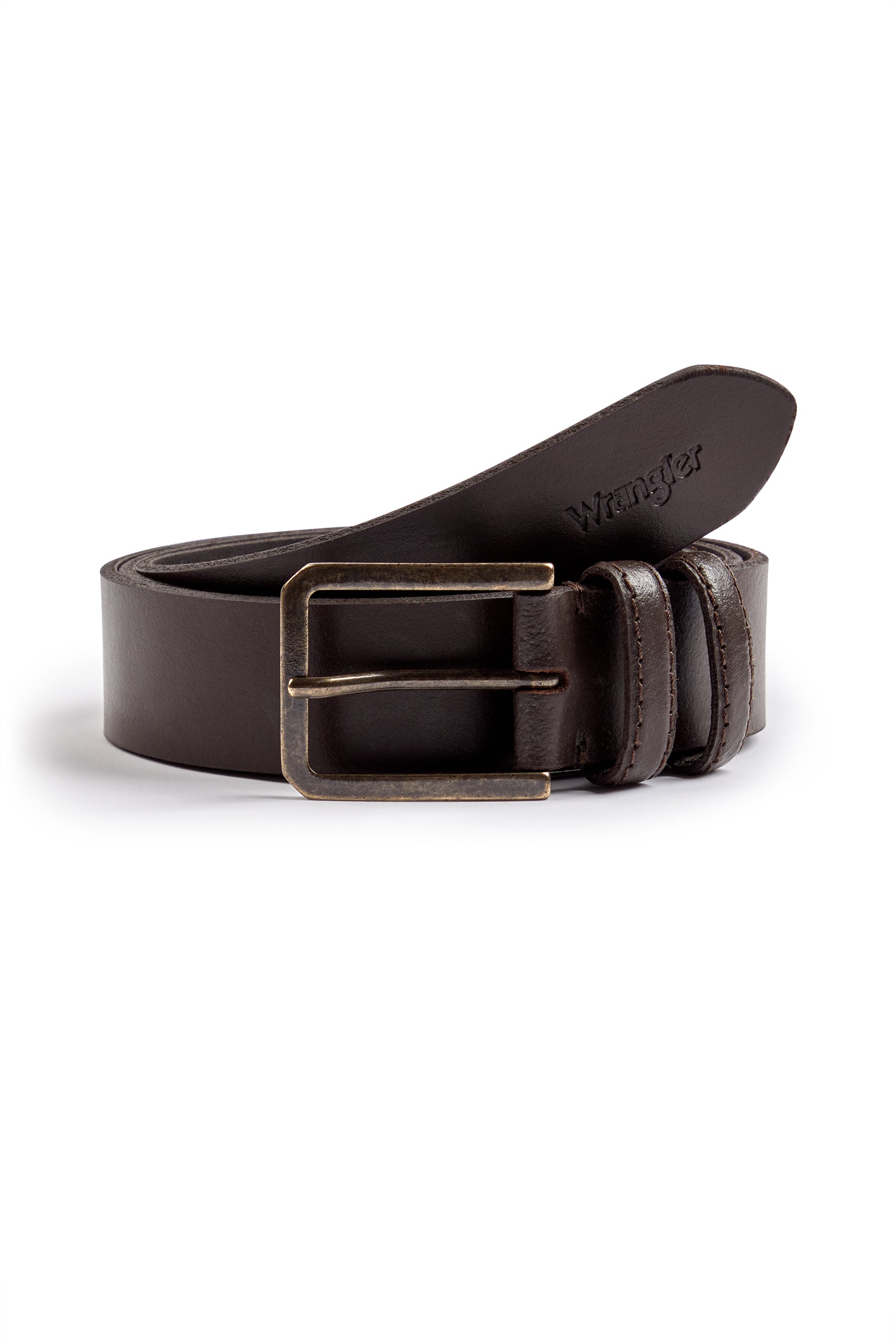 Slim Belt in Brown Belt Wrangler   