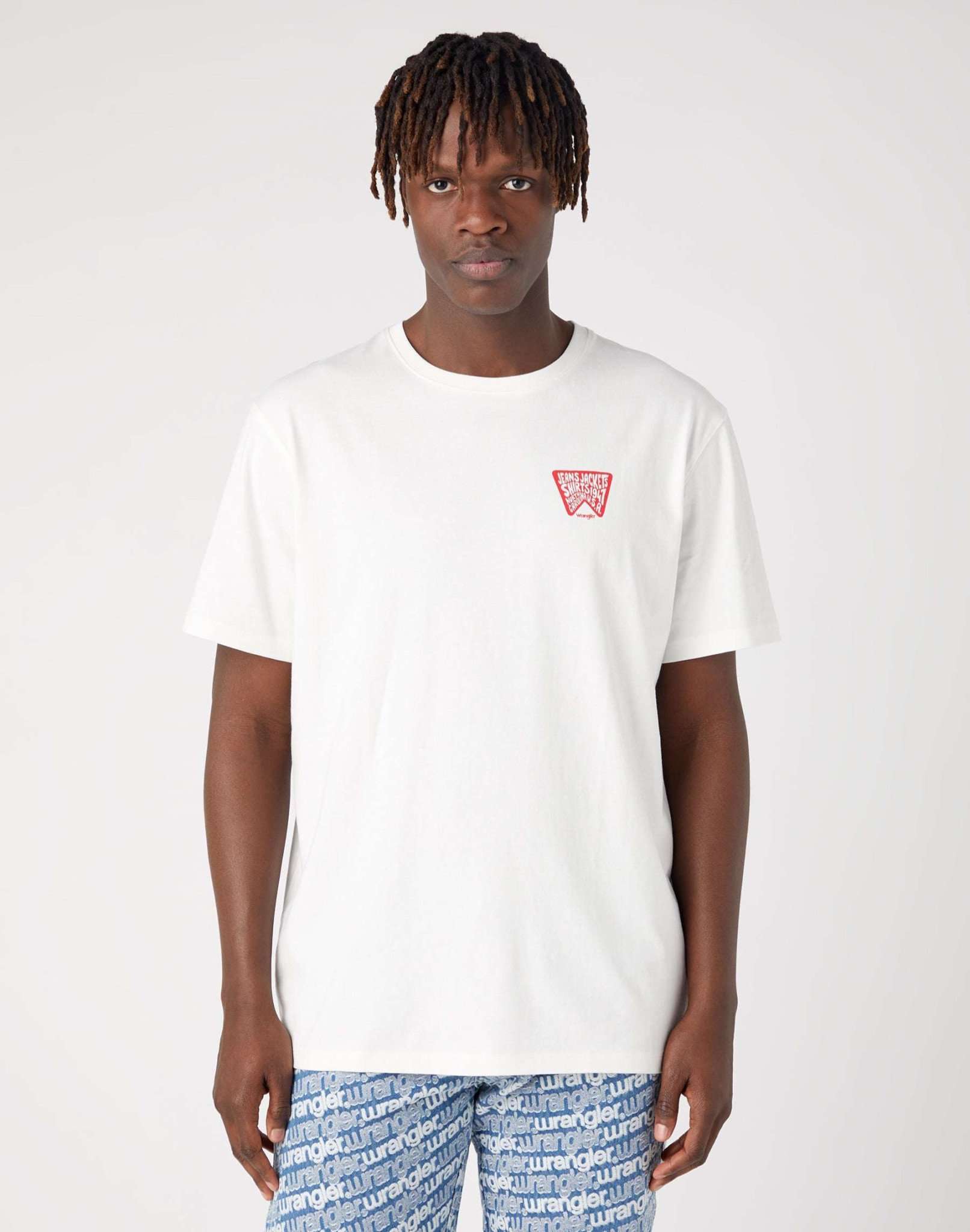 Graphic Tee in Wornwhite T-Shirts Wrangler   