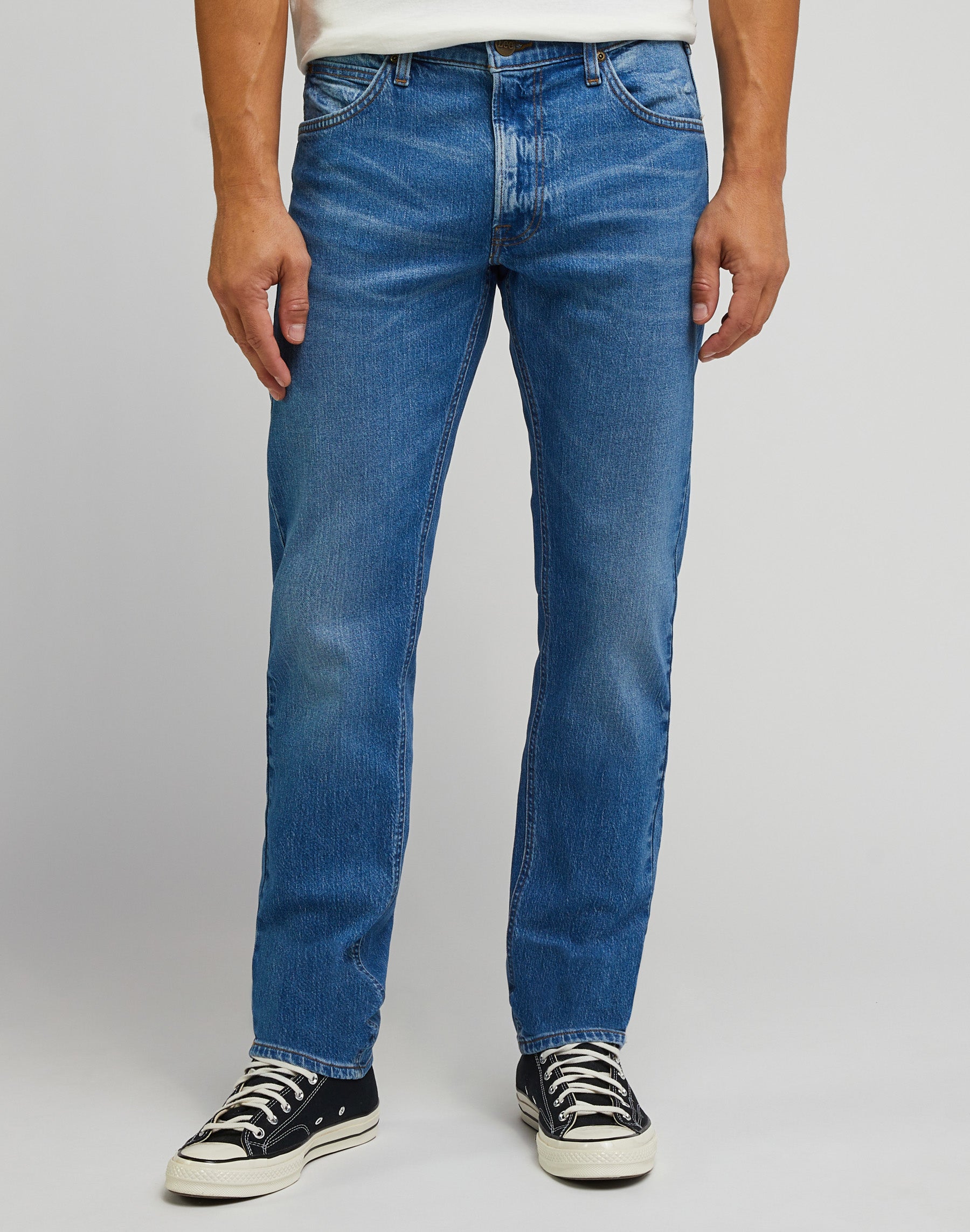 Daren Zip Fly in Indigo Vintage Jeans Lee   