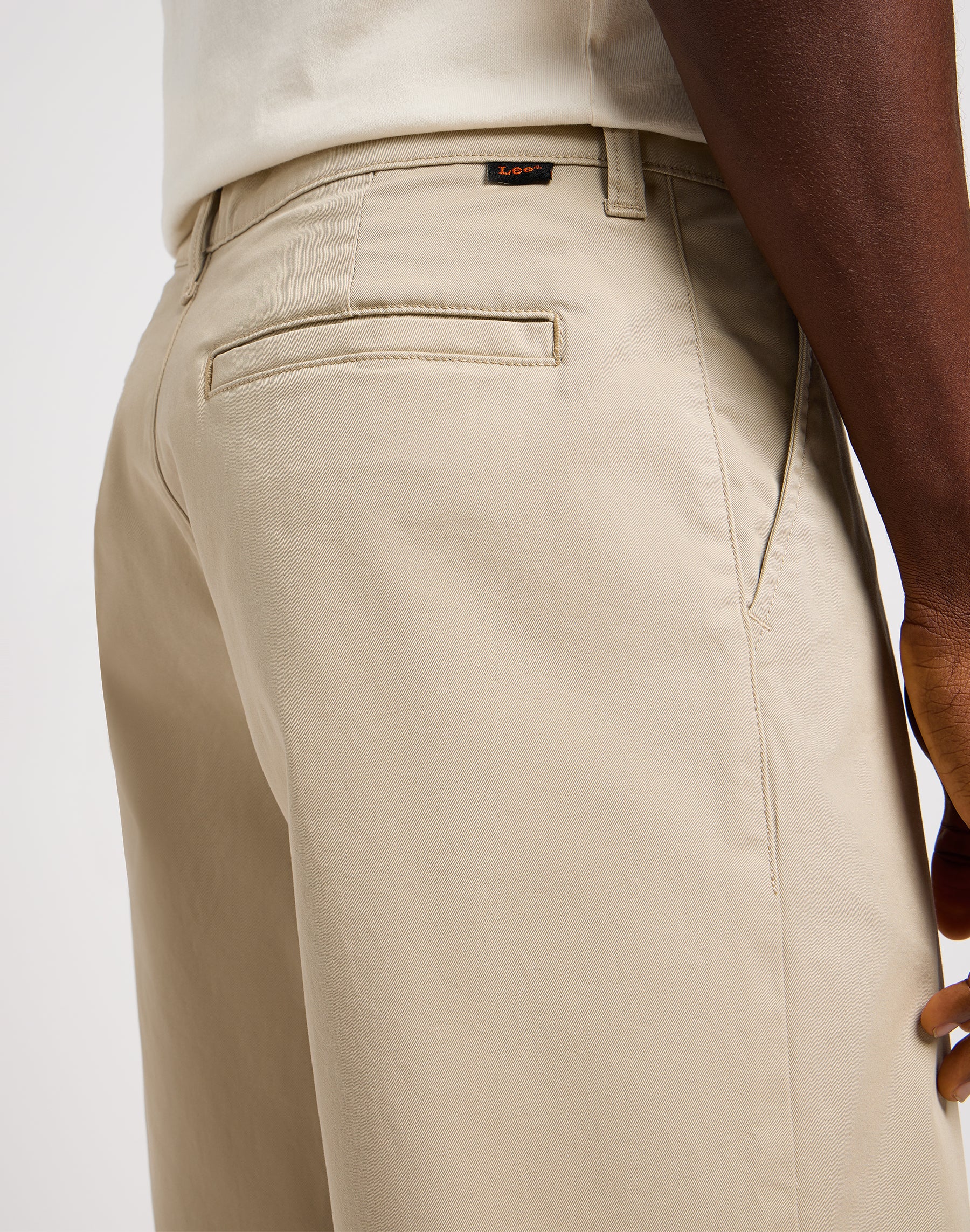 Relaxed chino shorts in stone shorts Lee   