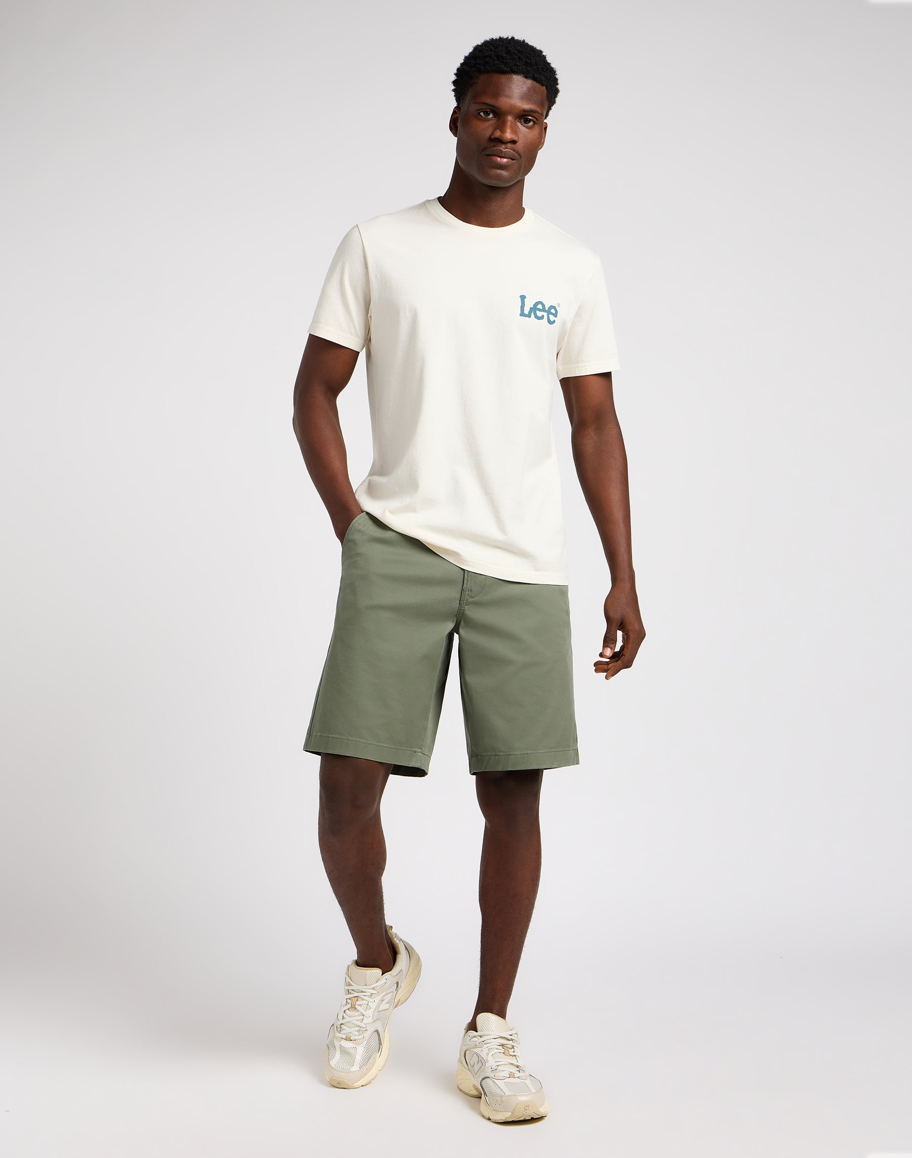 Relaxed chino shorts in Olive Grove Shorts Lee   