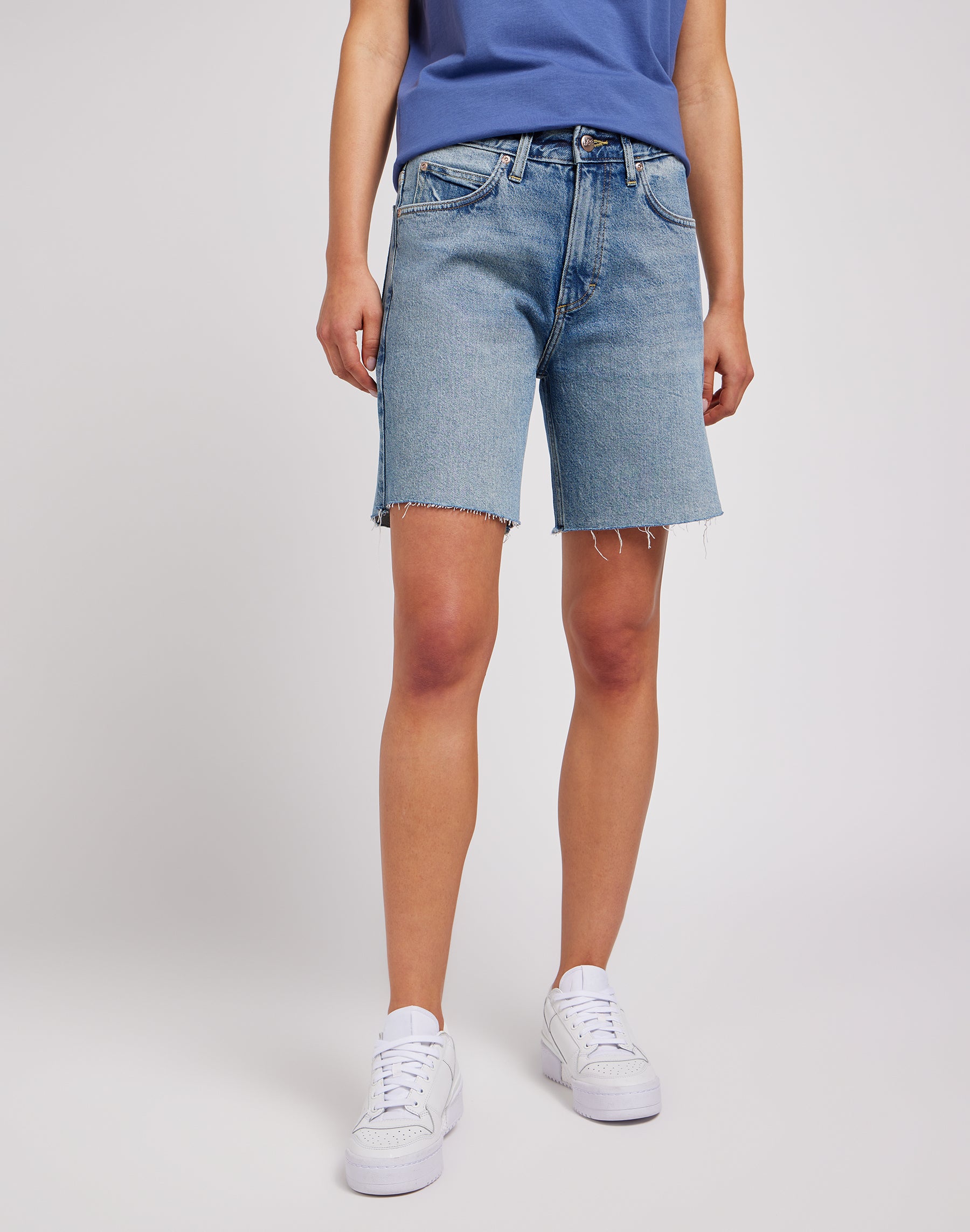 Rider Bermuda in Collapsing Wave denim shorts Lee   