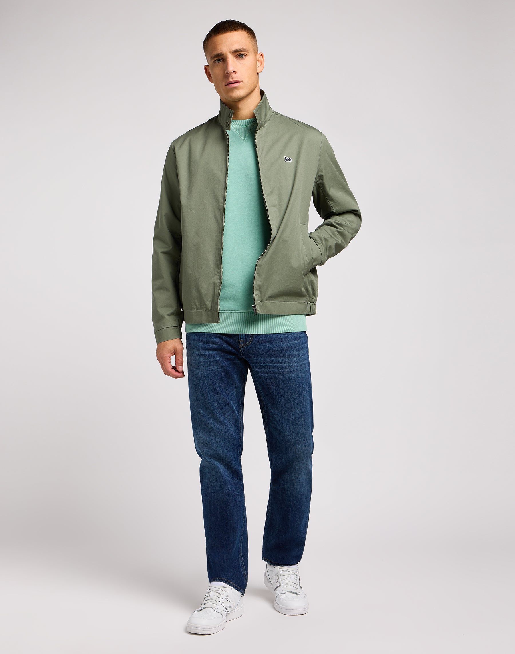 Harrington Jacket in Olive Grove Jackets Lee   