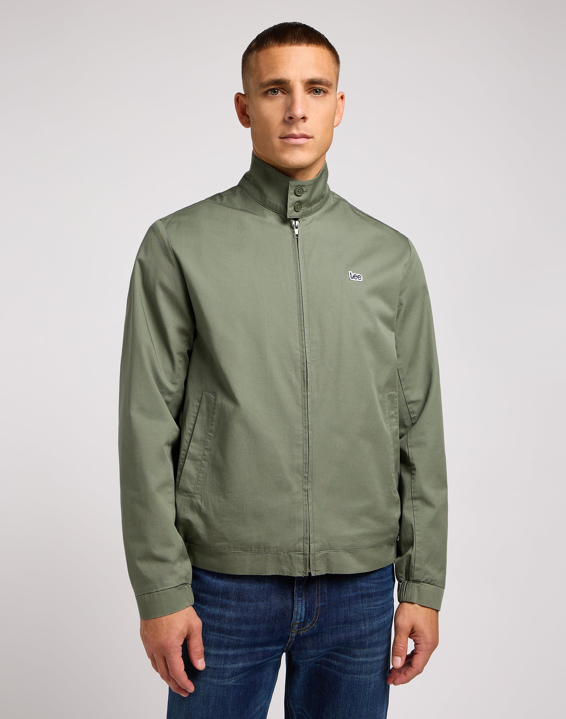 Harrington Jacket in Olive Grove Jackets Lee   