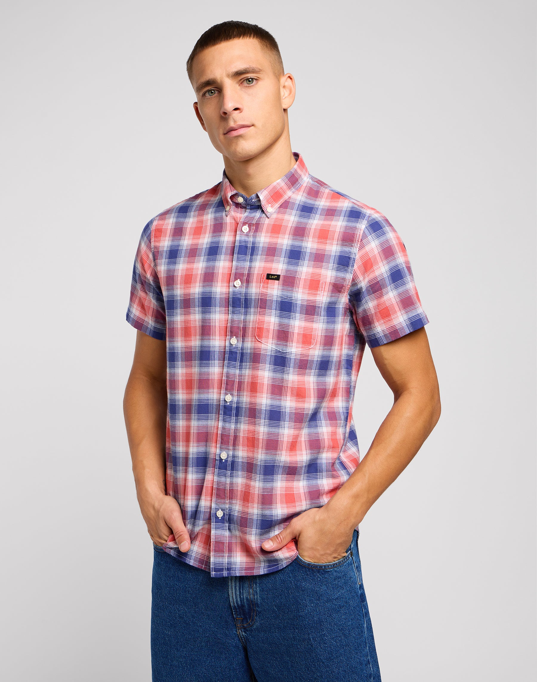 Lee Button down shirt in Poppy shirts Lee   