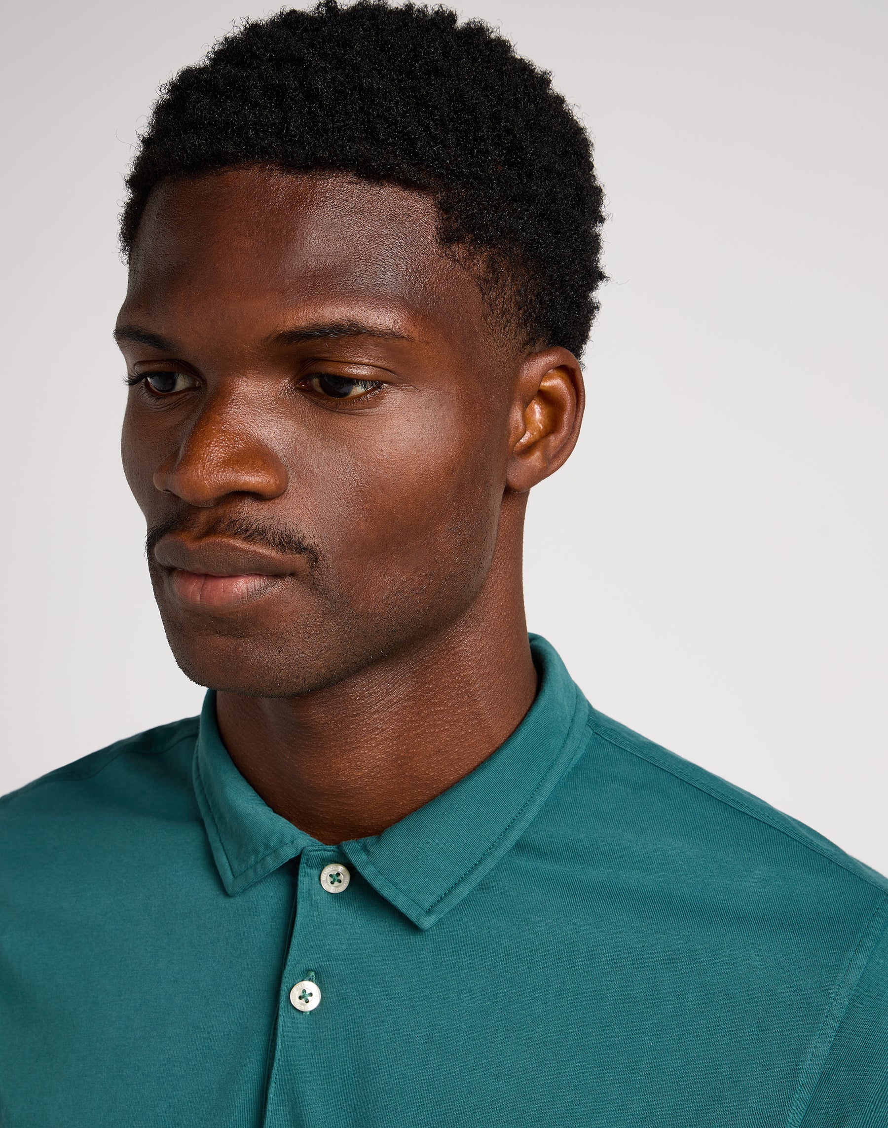 Jersey Polo in Evergreen Polos Lee   