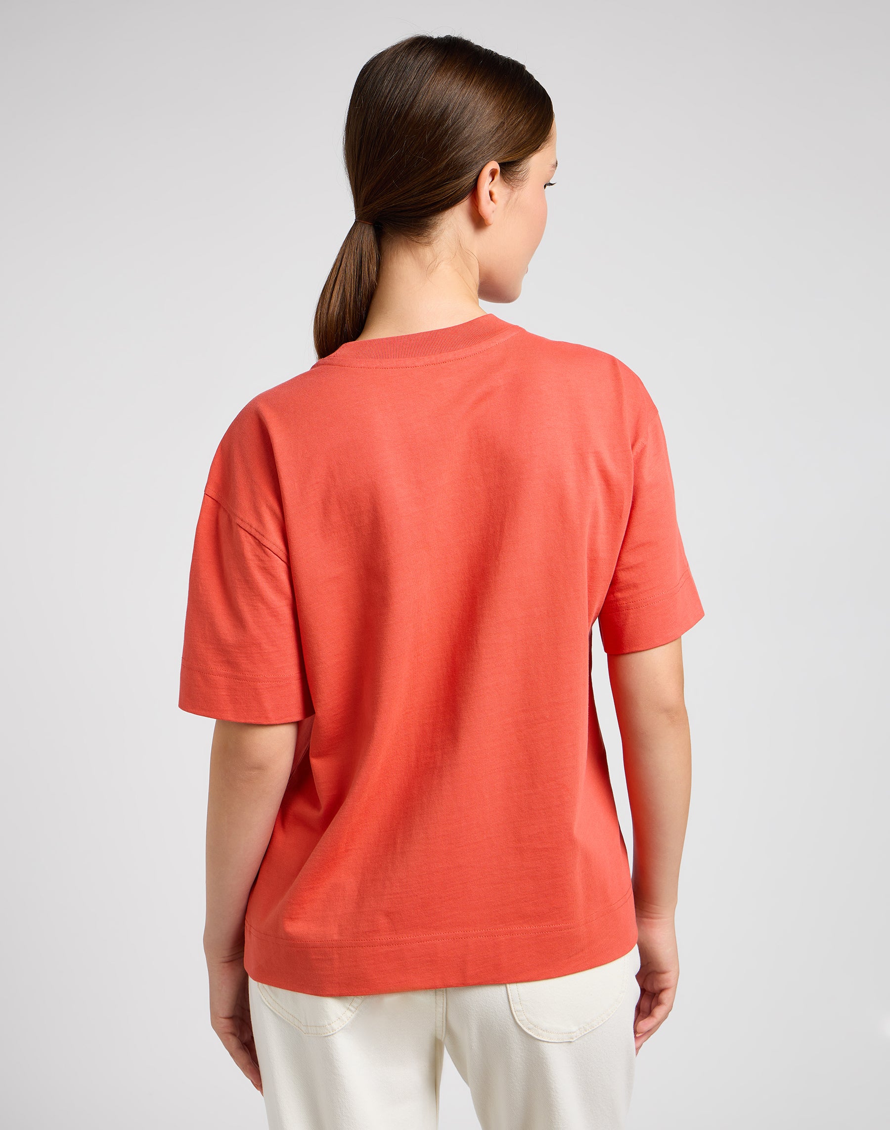 Pocket Tee in Poppy T-Shirts Lee   