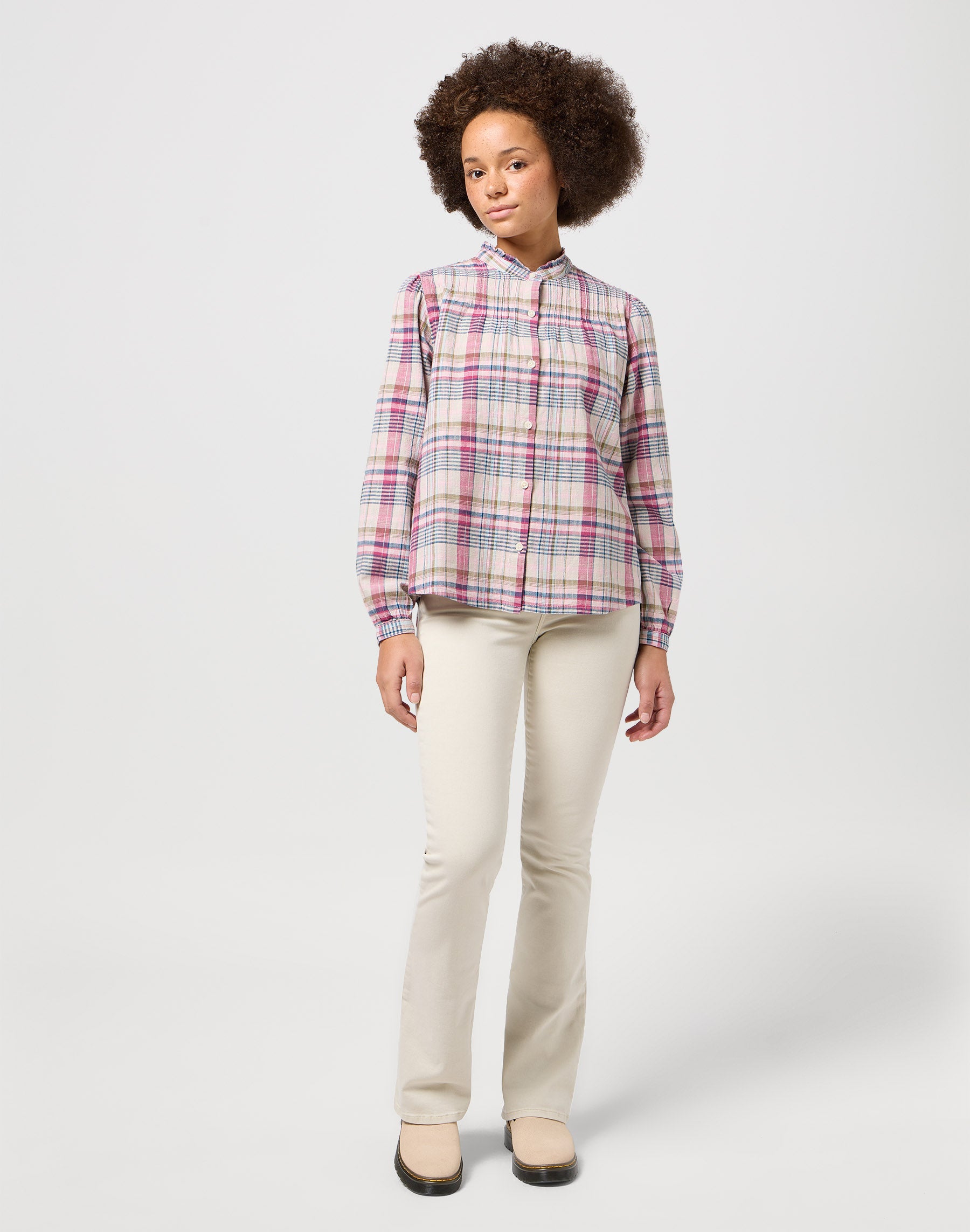 Pintuck Blouse in Violet Quartz Shirts Wrangler   