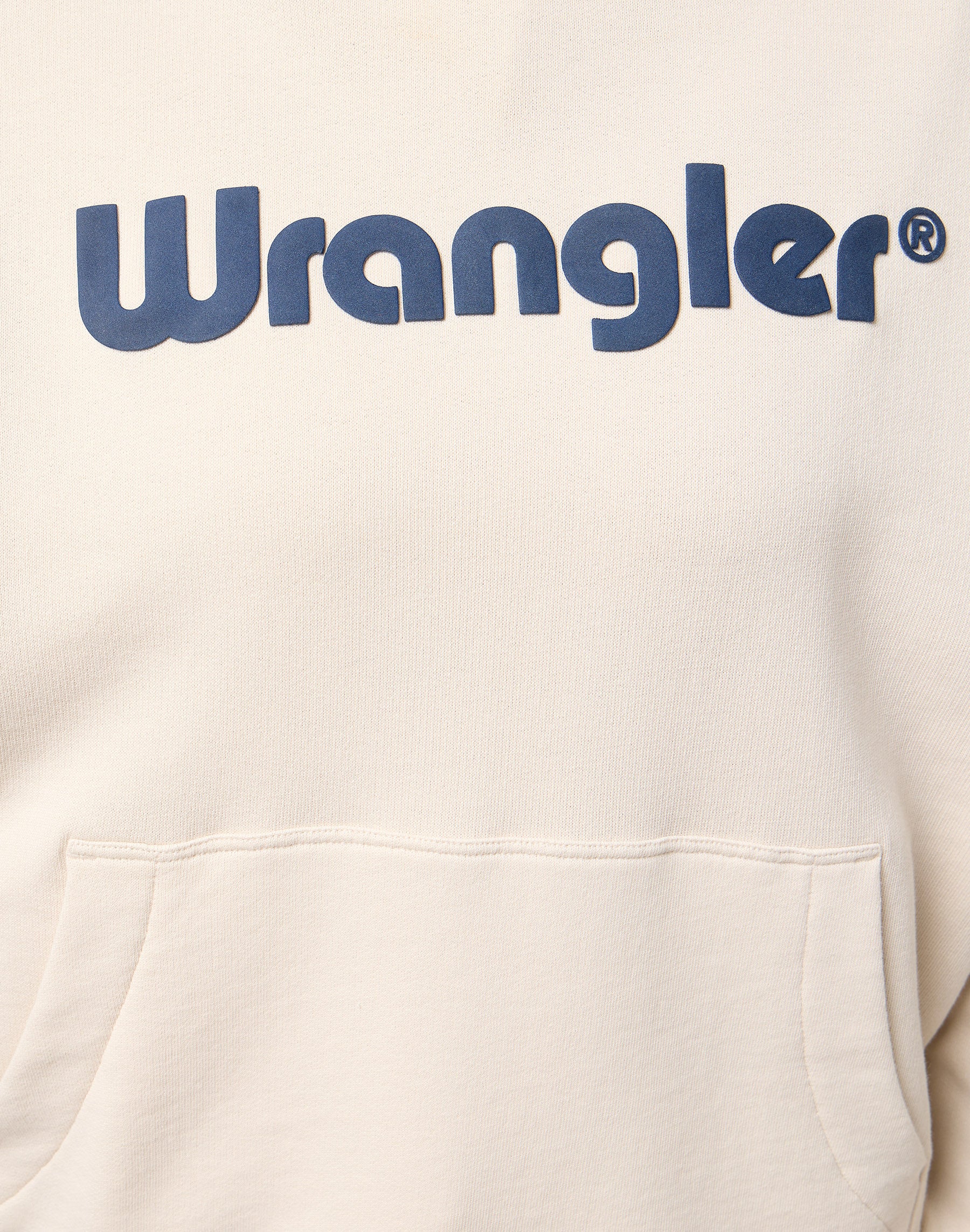 Regular hoodie in vintage white Wrangler hoodie   