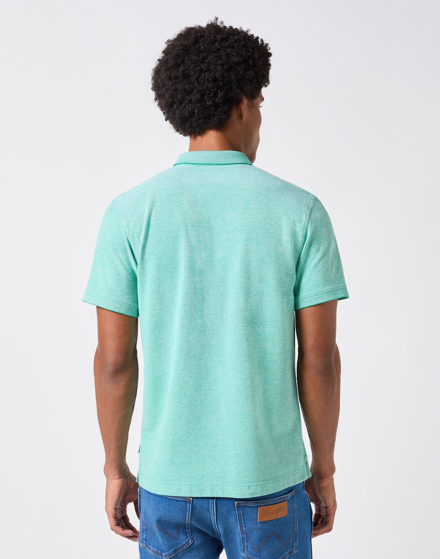 Refined Polo Shirt in Green Polos Wrangler   