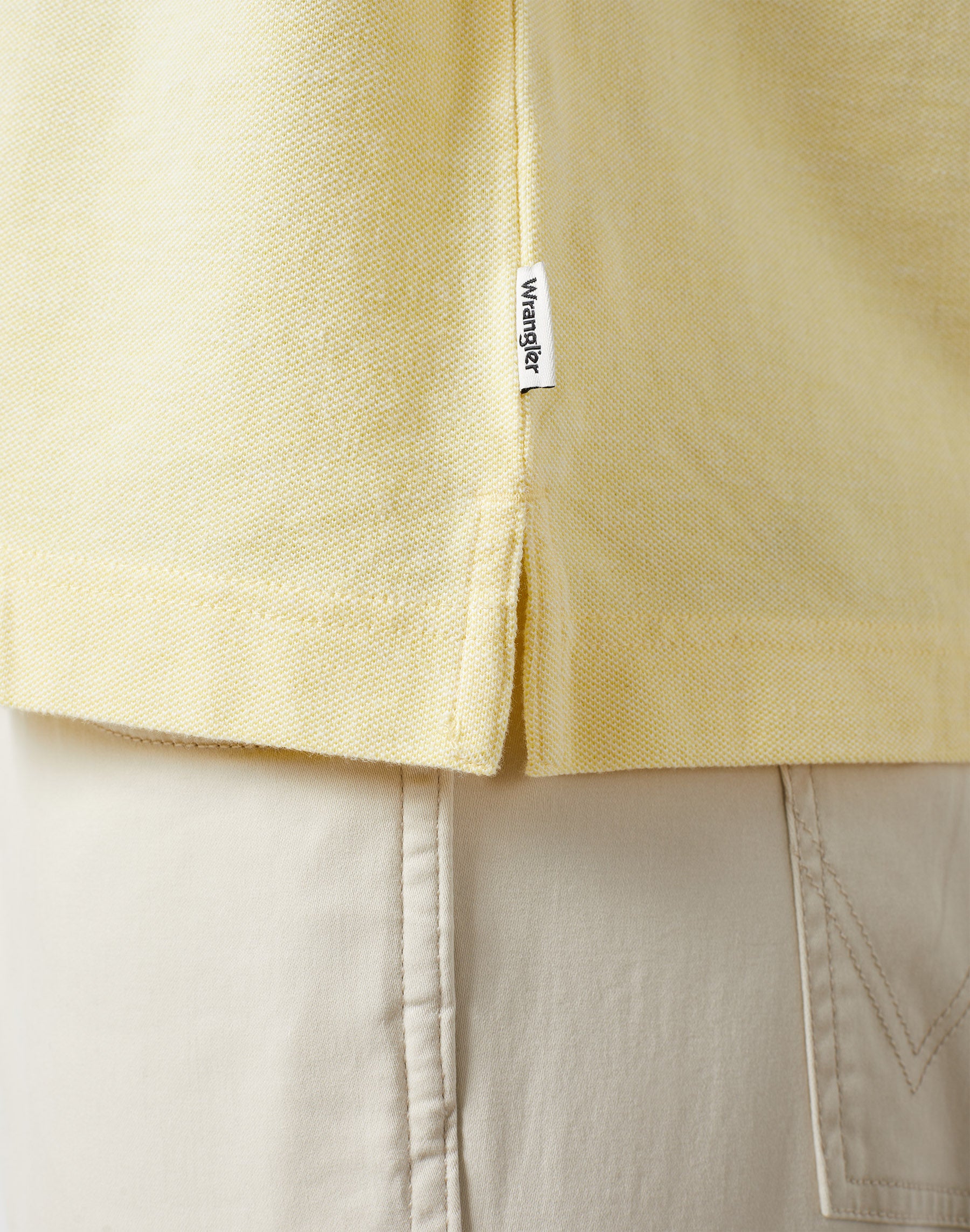 Refined Polo Shirt in Yellow Polos Wrangler   