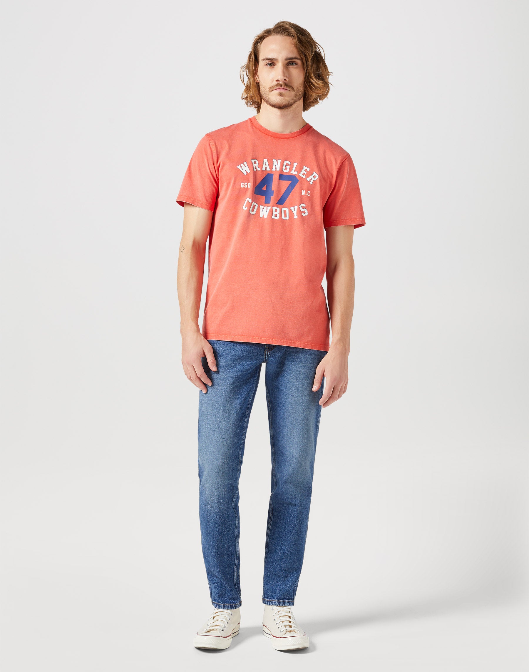 Graphic Tee in Burnt Sienna T-Shirts Wrangler   