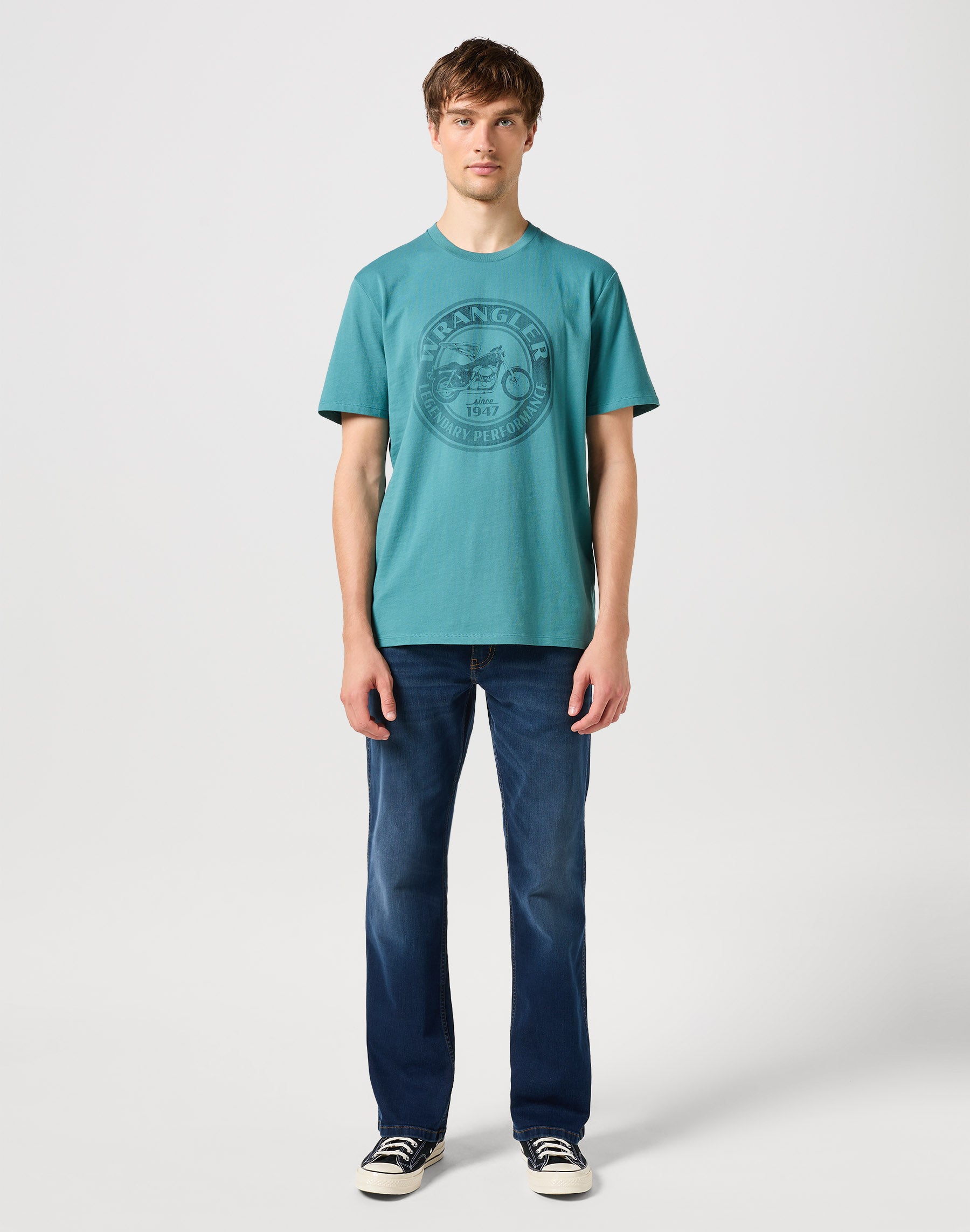 Americana Tee in Hydro T-Shirts Wrangler   