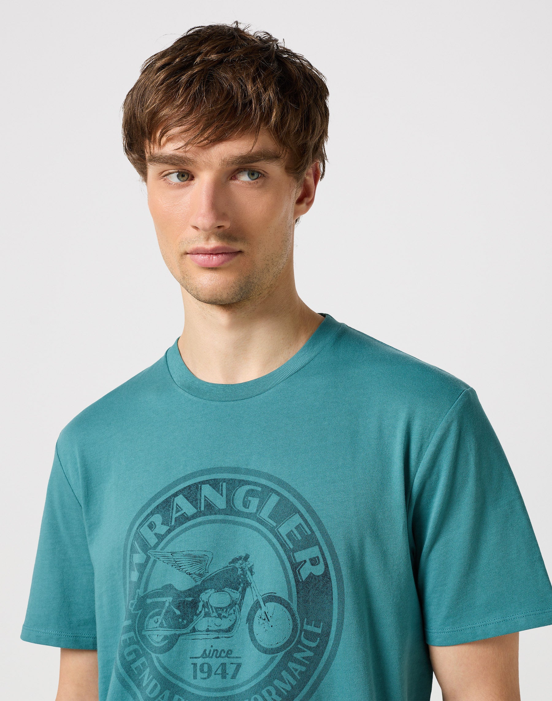 Americana Tee in Hydro T-Shirts Wrangler   