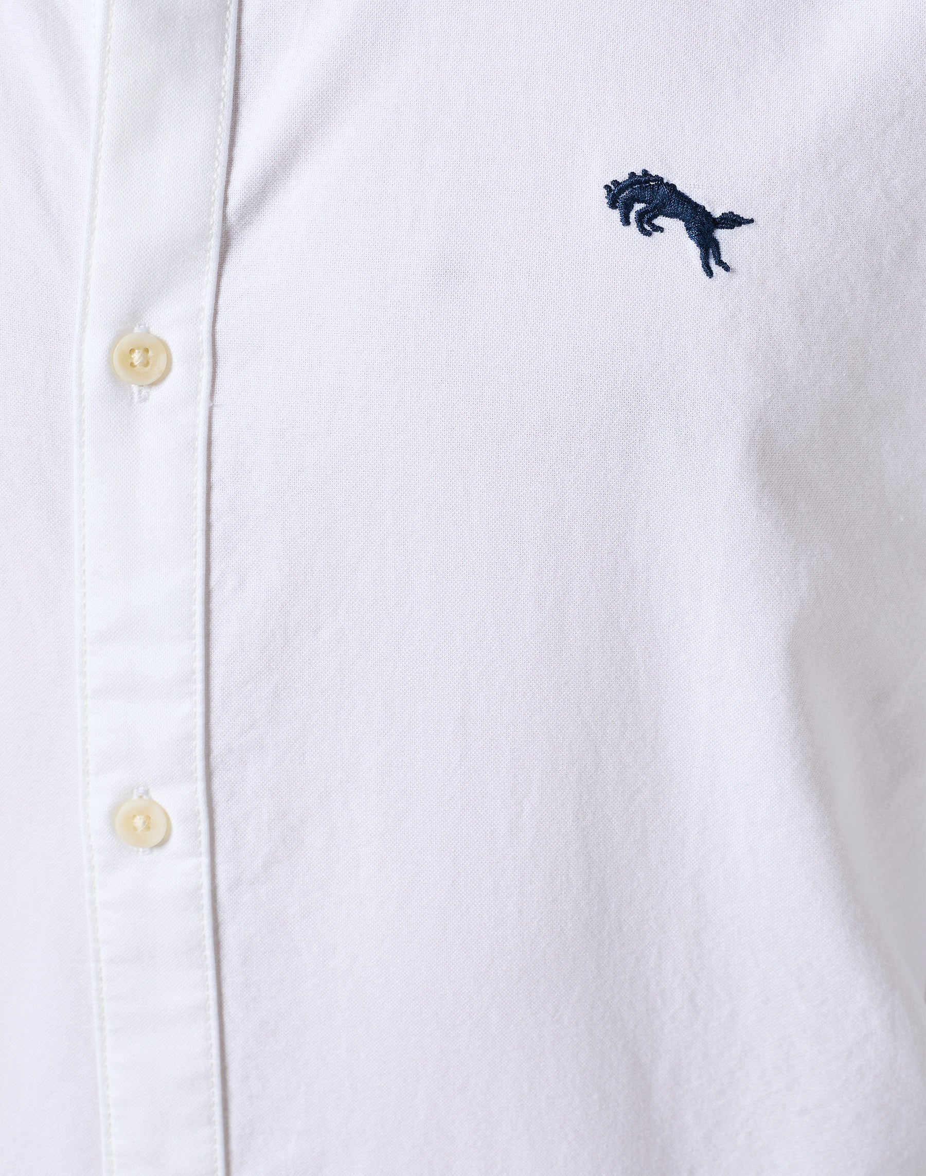 Longsleeves Shirt in White Oxford Shirts Wrangler   