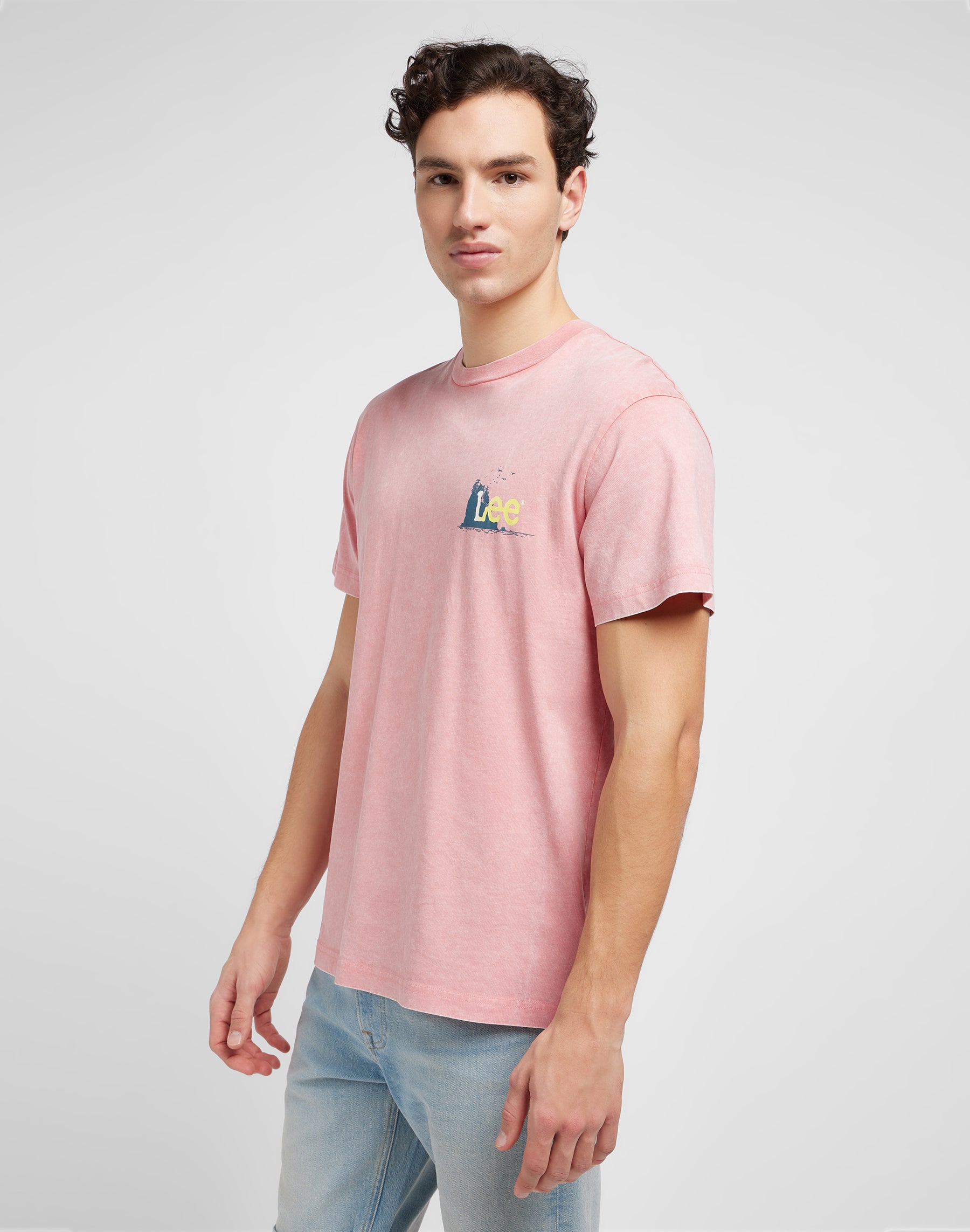 Camp Tee in Cassie Pink T-Shirts Lee   