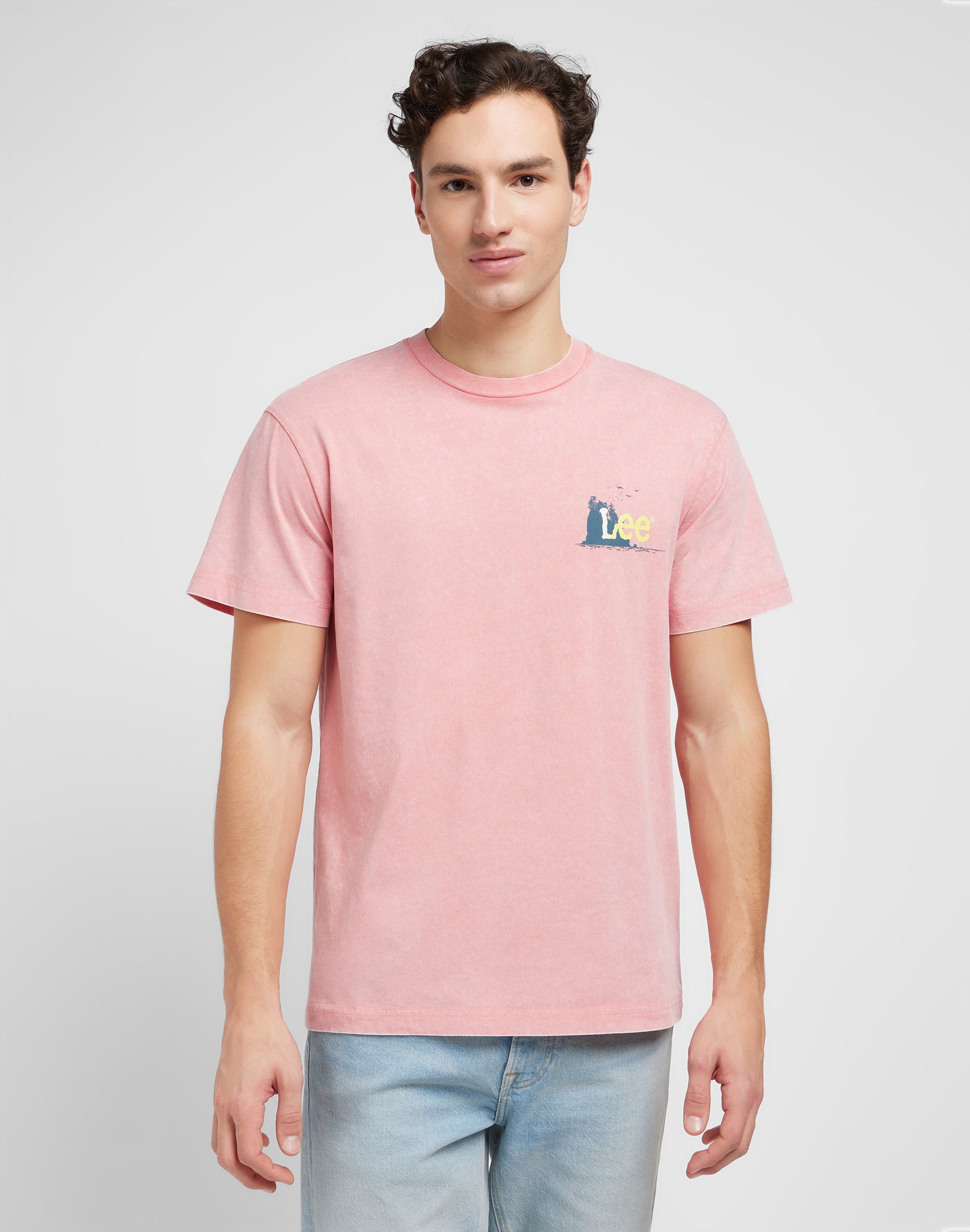 Camp Tee in Cassie Pink T-Shirts Lee   