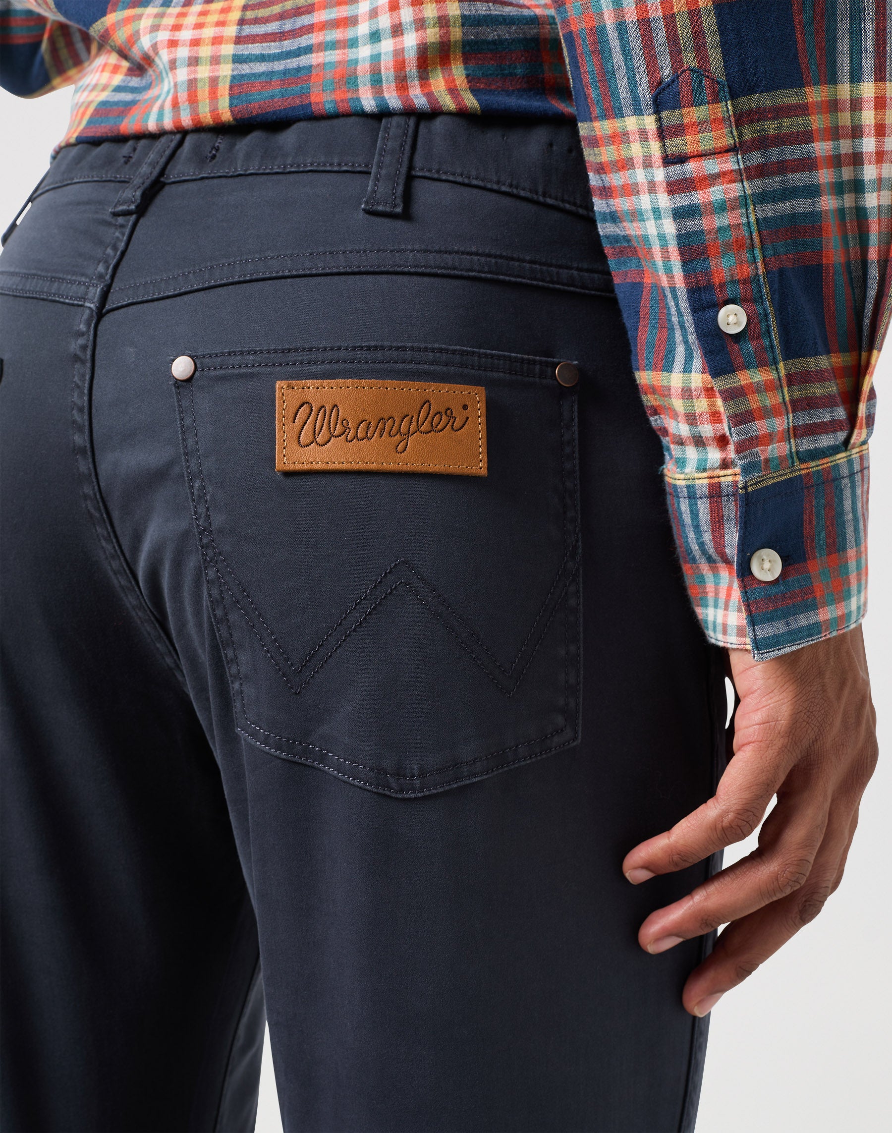 Larston in Dark Navy Pants Wrangler   