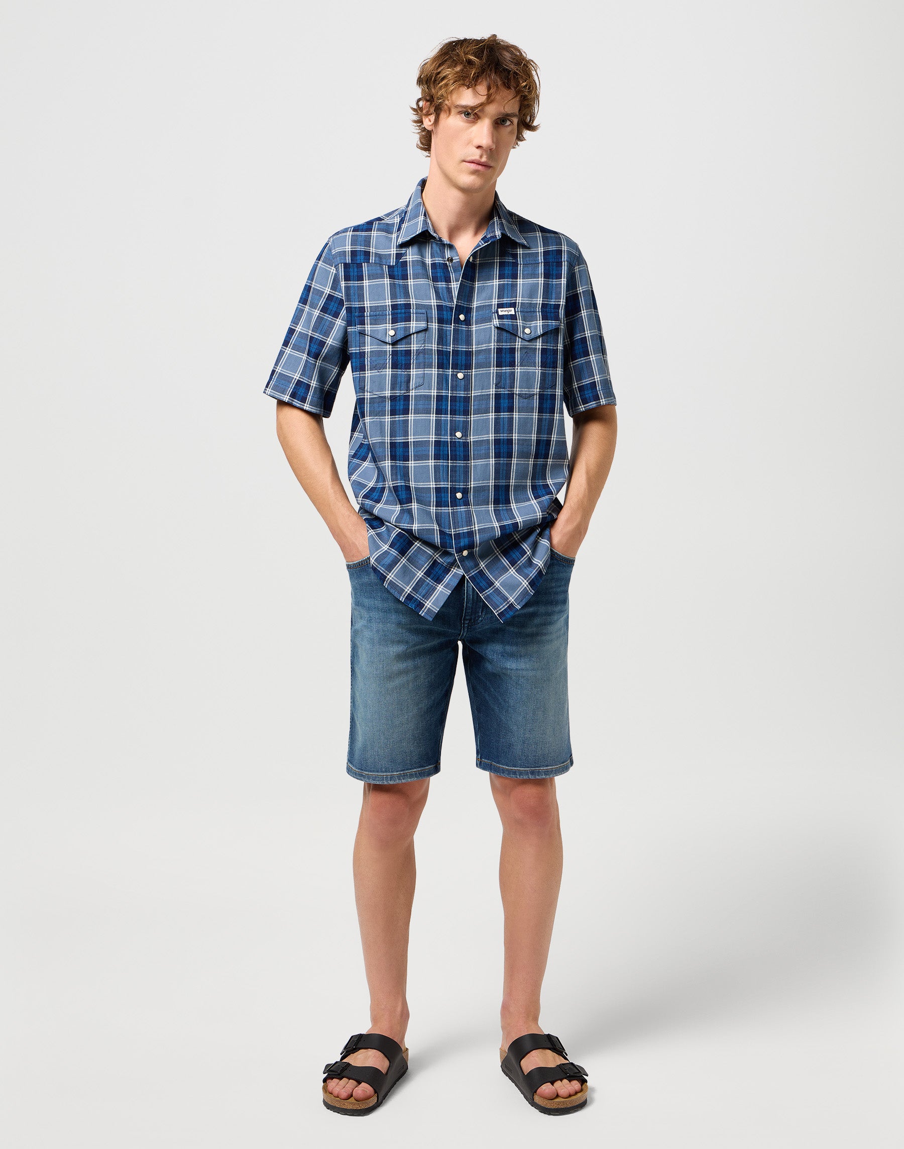 Texas Shorts in Hare Jean Shorts Wrangler   