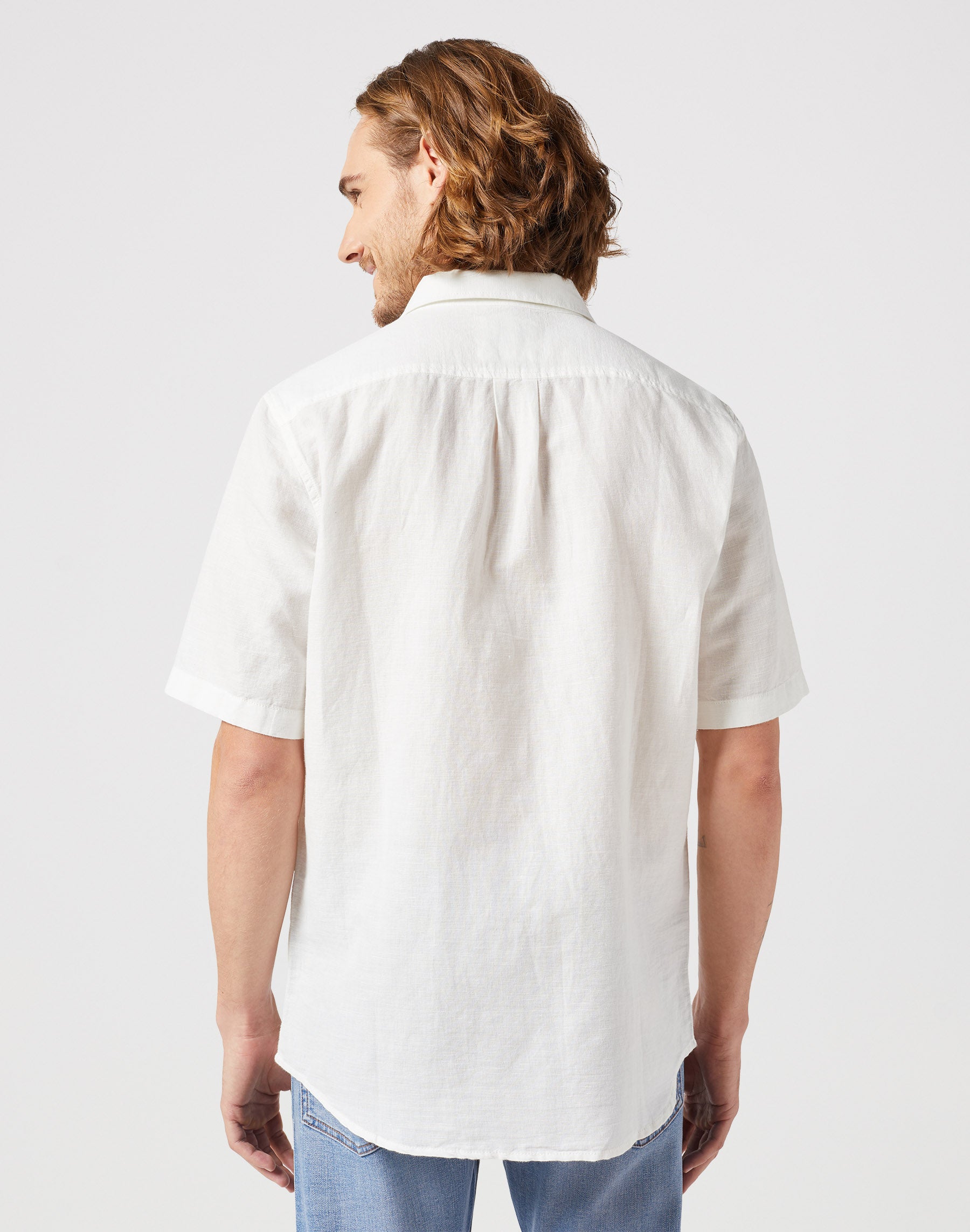 One Pocket Shirt in Worn White Shirts Wrangler   