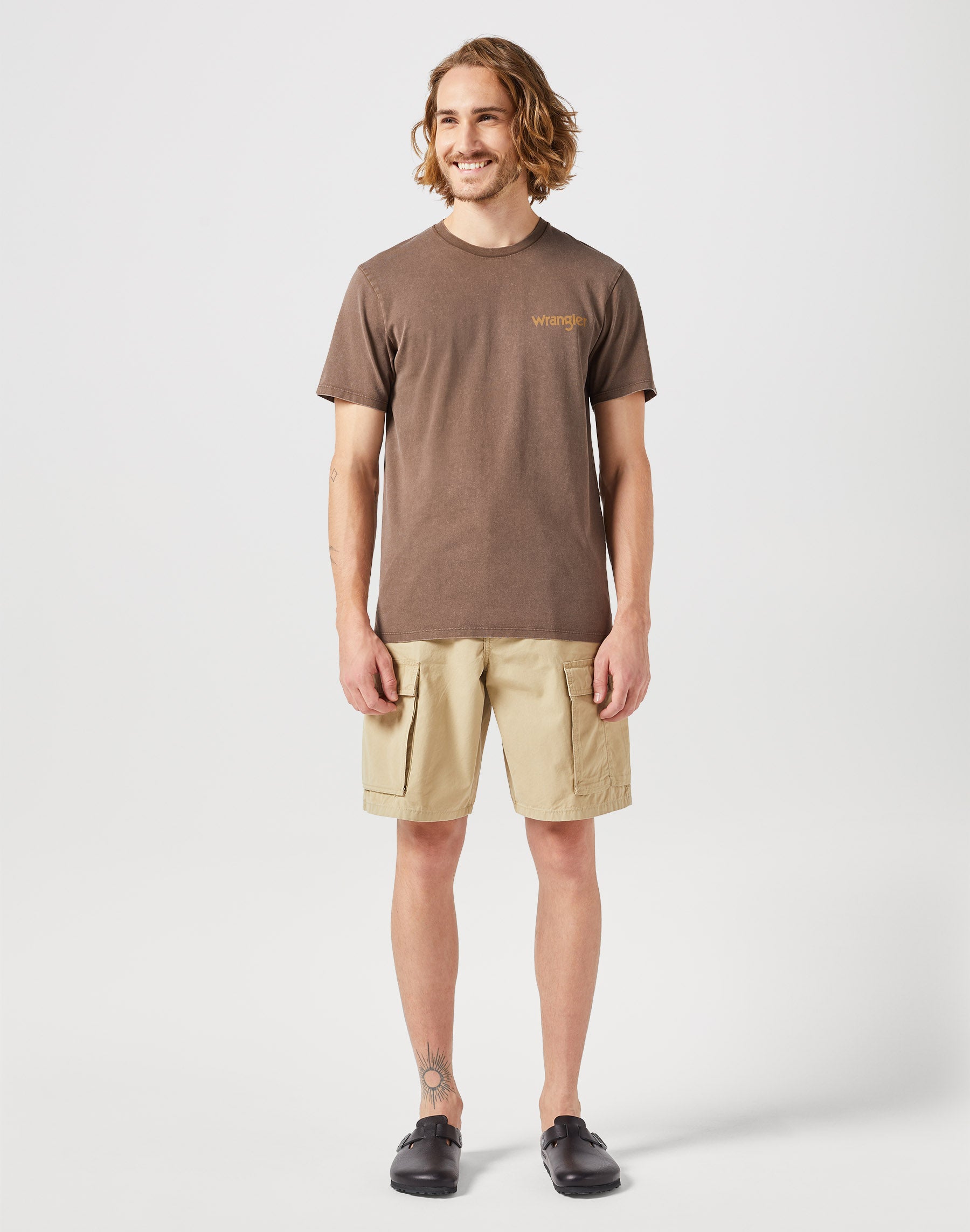 Casey Utility Short in Saddle Shorts Wrangler   