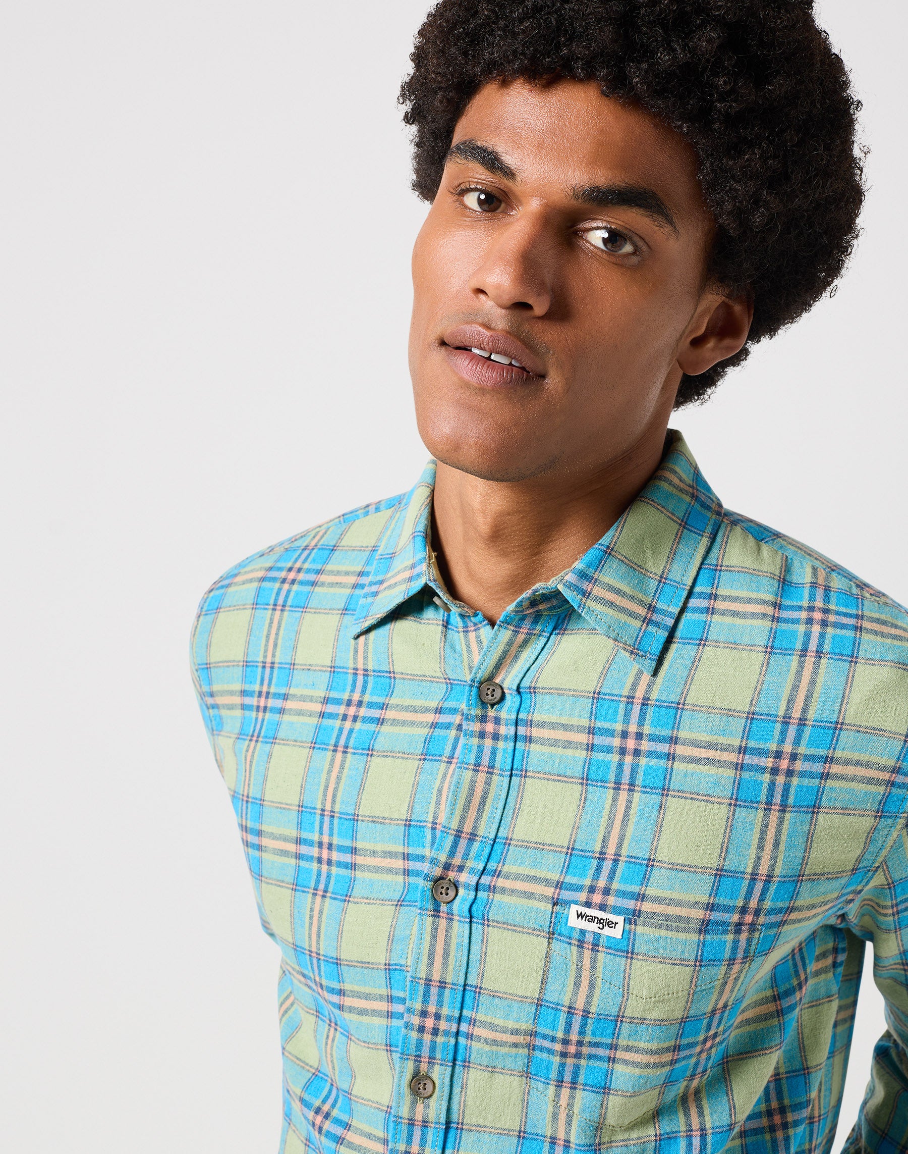 Long sleeve one pocket shirt in Reseda Shirts Wrangler   