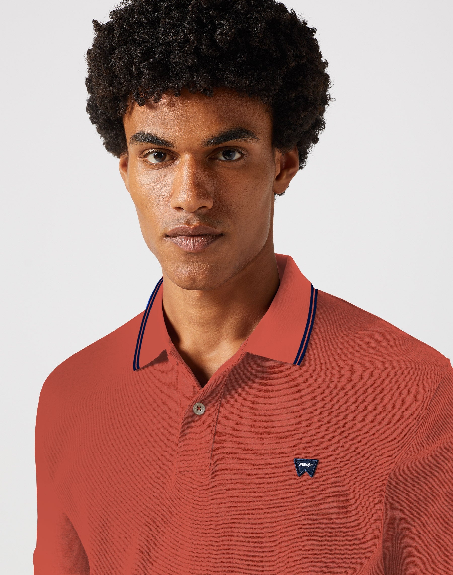 Polo Shirt in Burnt Sienna Polos Wrangler   