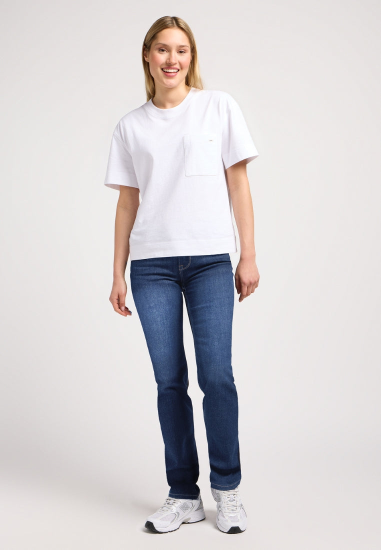 Marion Straight in Rain Falls Jeans Lee