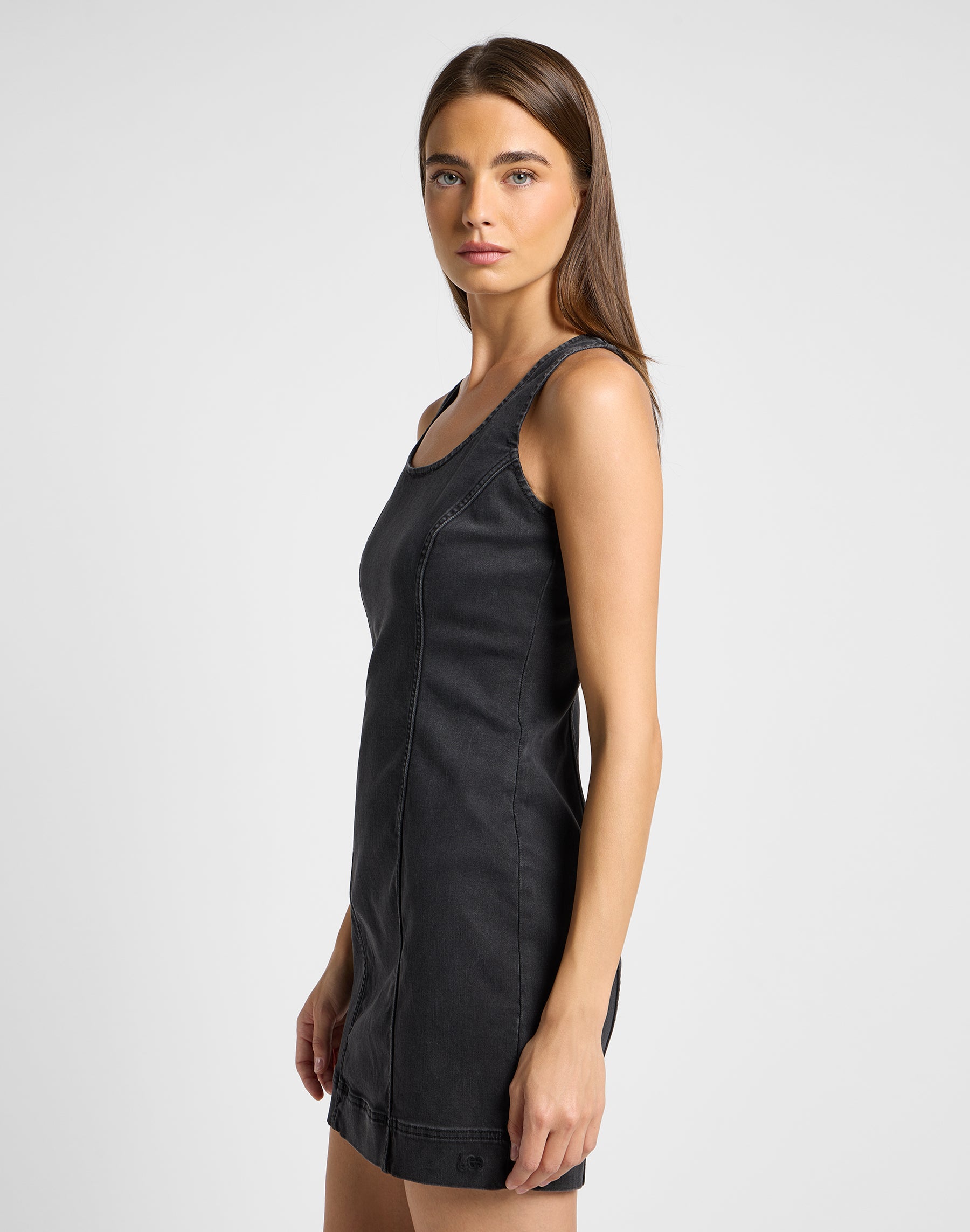 Foreverfit Dress in Black Avery Dresses Lee   